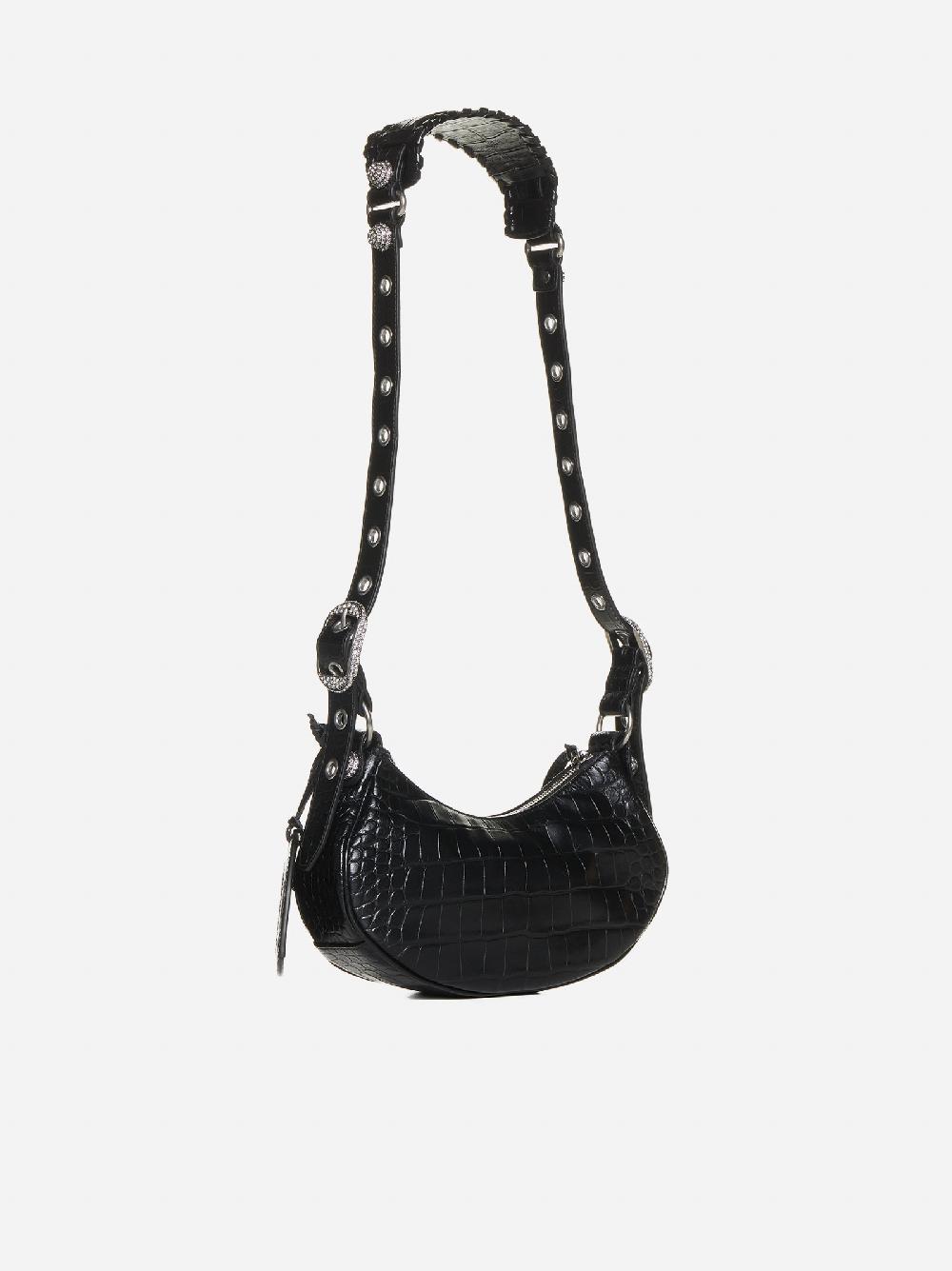 BALENCIAGA Borsa Le Cagole XS In Pelle Effetto Coccodrillo