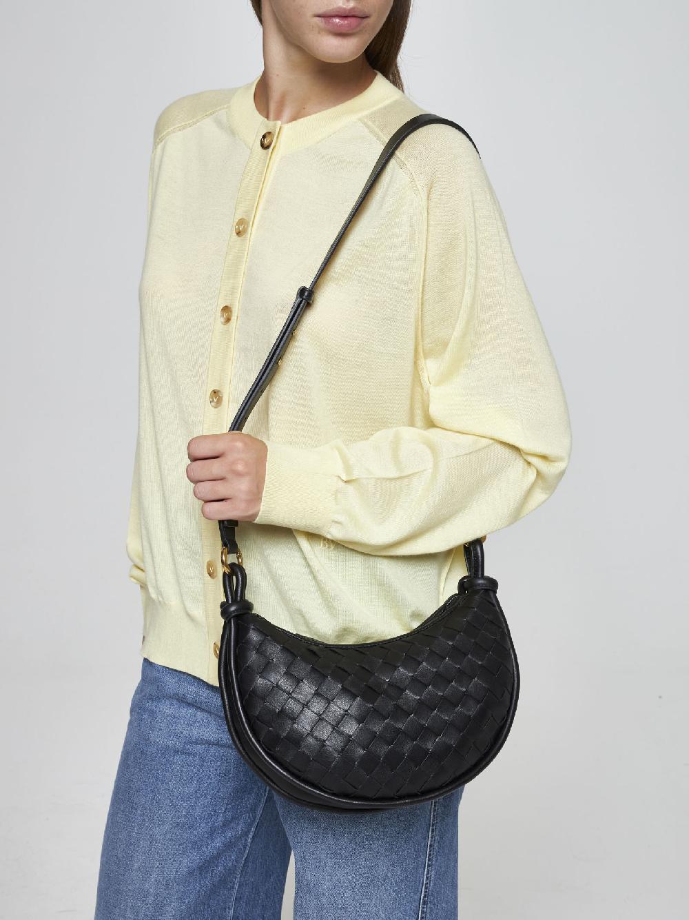 BOTTEGA VENETA Borsa Messenger Gemelli In Pelle Intrecciato