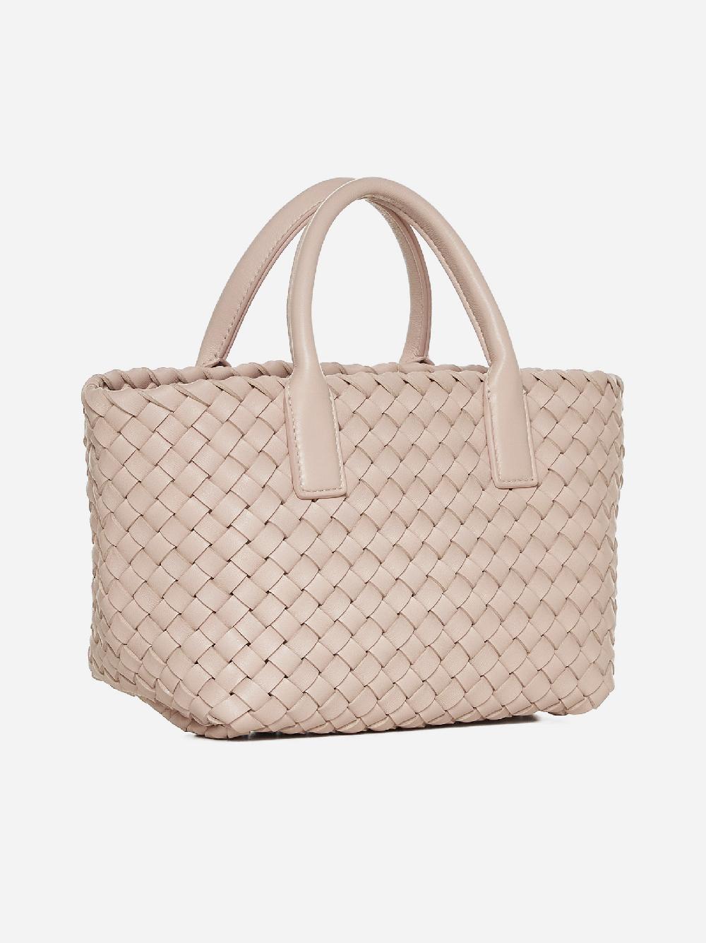 BOTTEGA VENETA Borsa Cabat Mini In Pelle Intreccio
