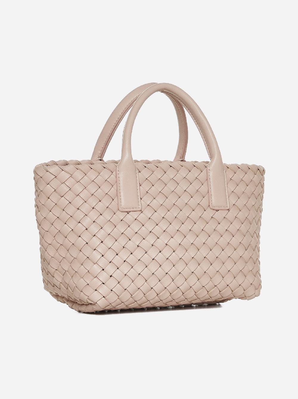BOTTEGA VENETA Borsa Cabat Mini In Pelle Intreccio