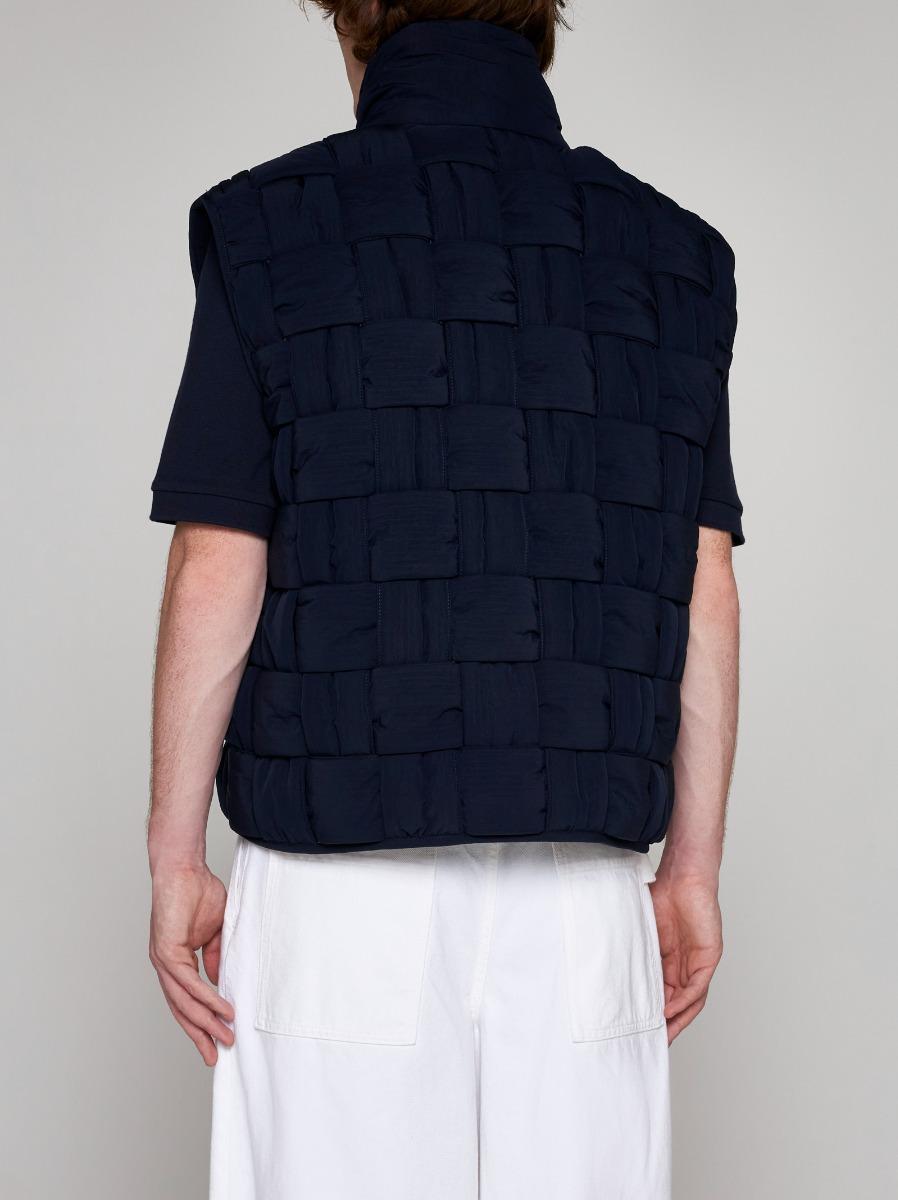 BOTTEGA VENETA Gilet In Nylon Intrecciato