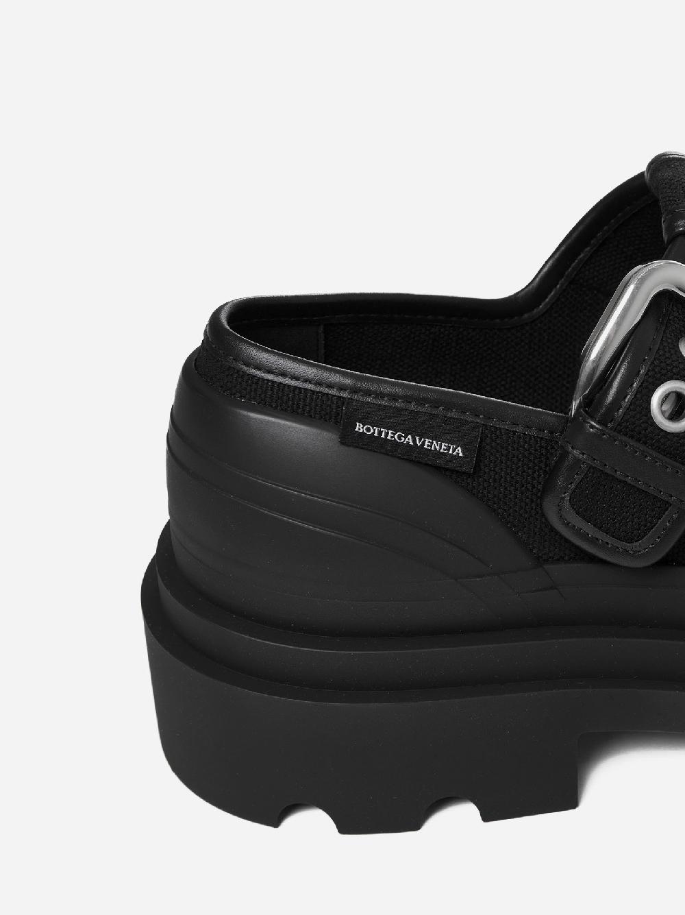 BOTTEGA VENETA Mary Jane In Tela E Pelle