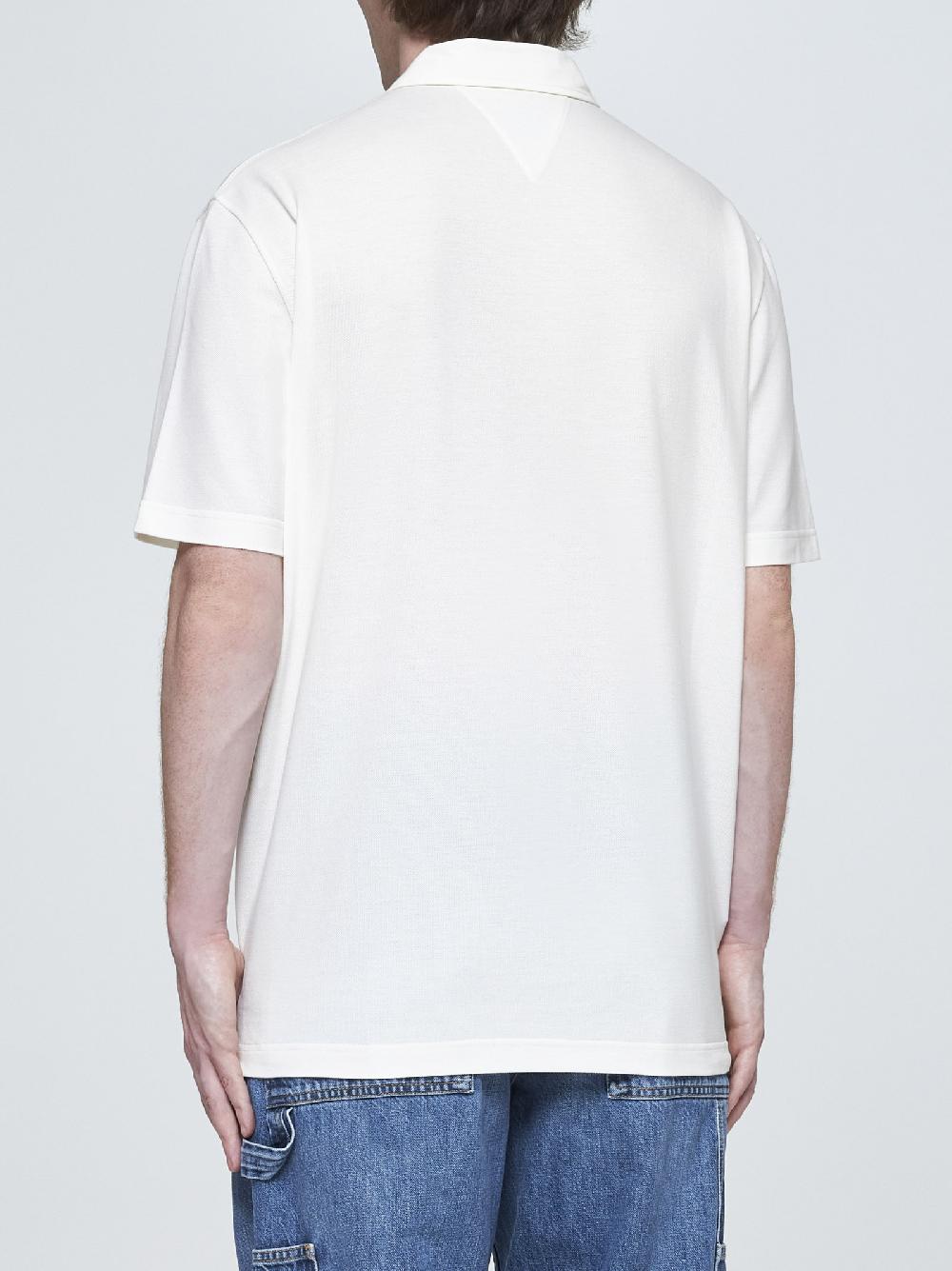 BOTTEGA VENETA Polo Misto Cotone E Lyocell