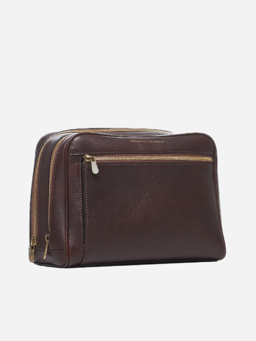 BRUNELLO CUCINELLI Beauty Case In Pelle