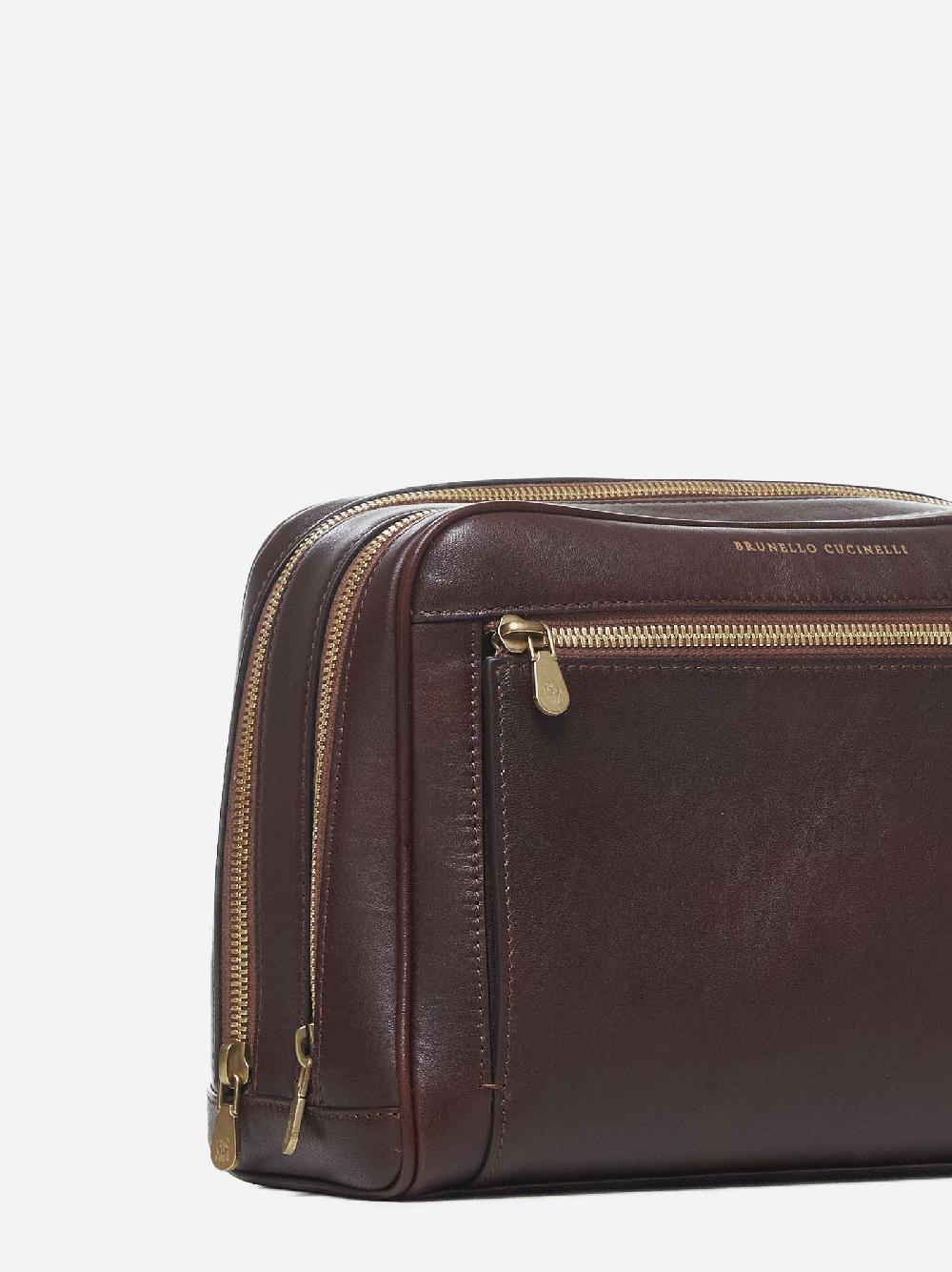 BRUNELLO CUCINELLI Beauty Case In Pelle