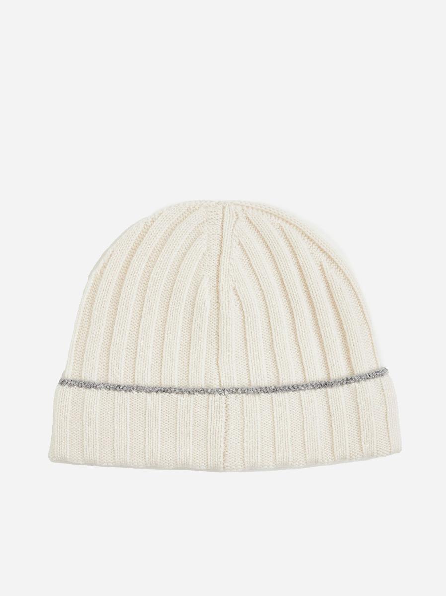 BRUNELLO CUCINELLI Berretto In Cashmere A Coste