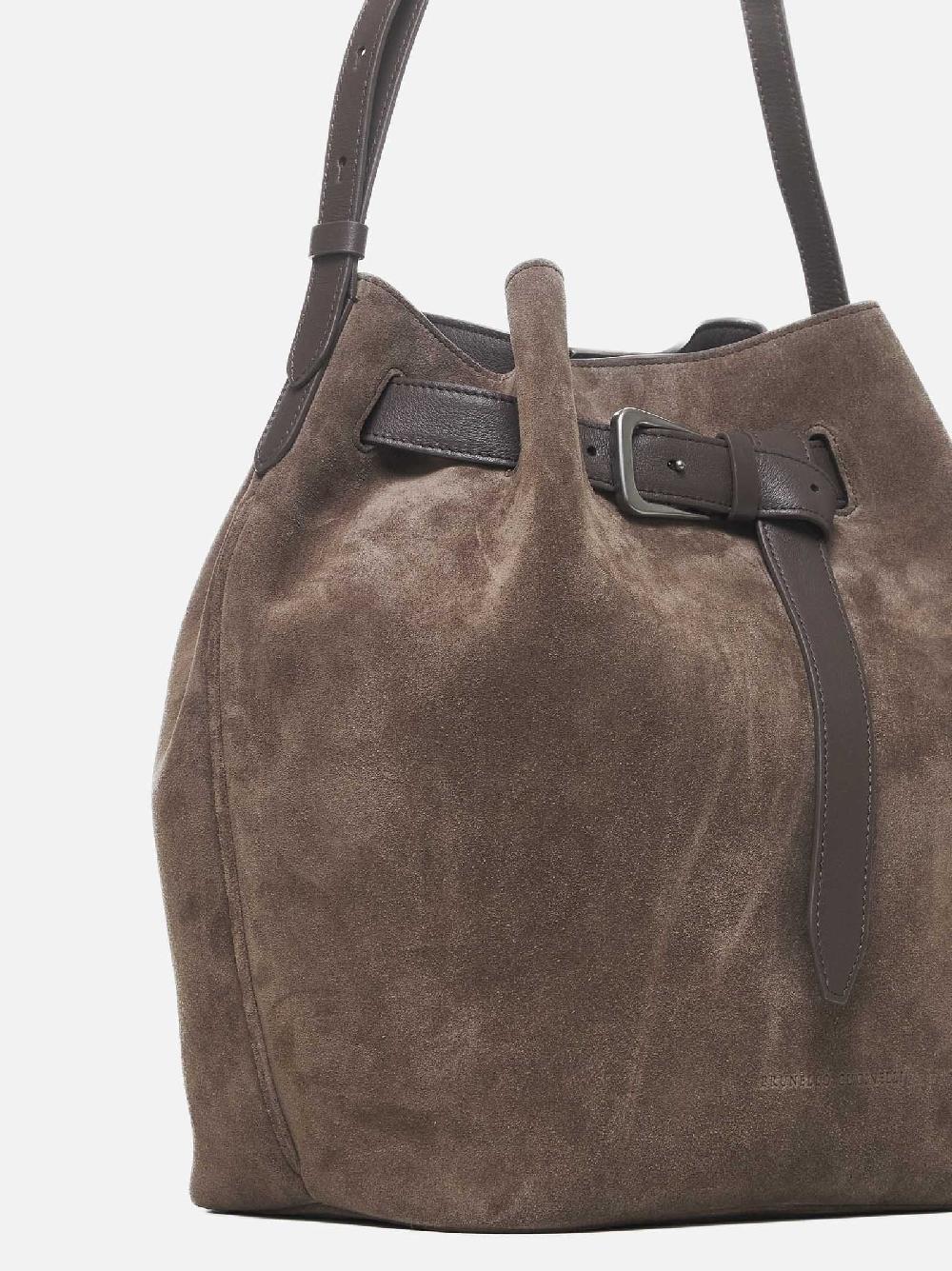 BRUNELLO CUCINELLI Borsa A Secchiello In Suede