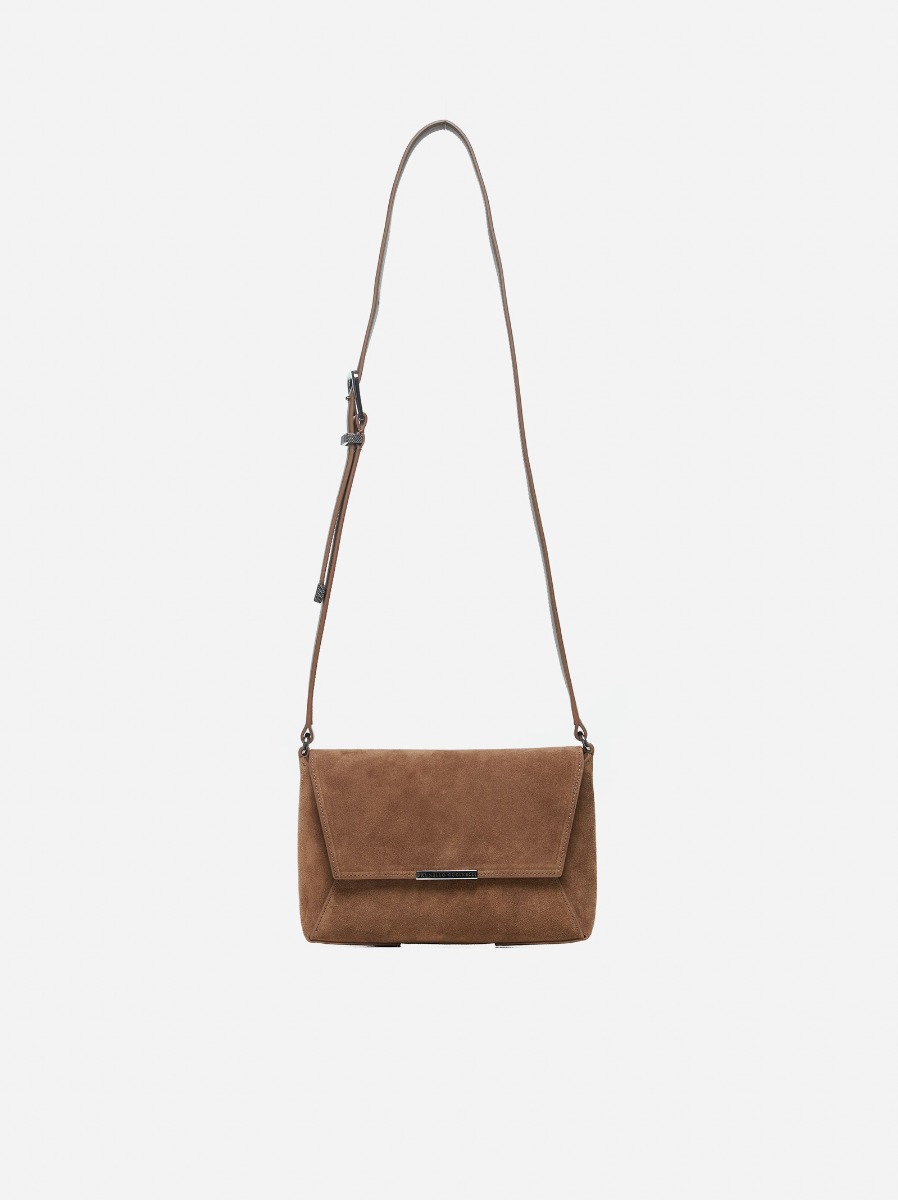 BRUNELLO CUCINELLI Borsa a tracolla in suede