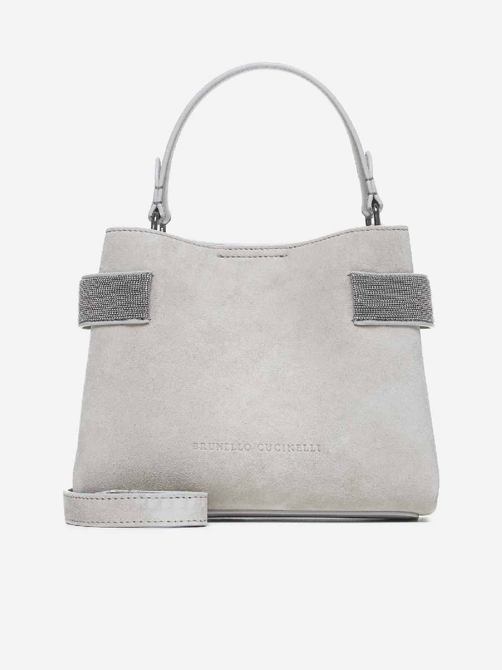 BRUNELLO CUCINELLI Borsa Essence piccola in suede