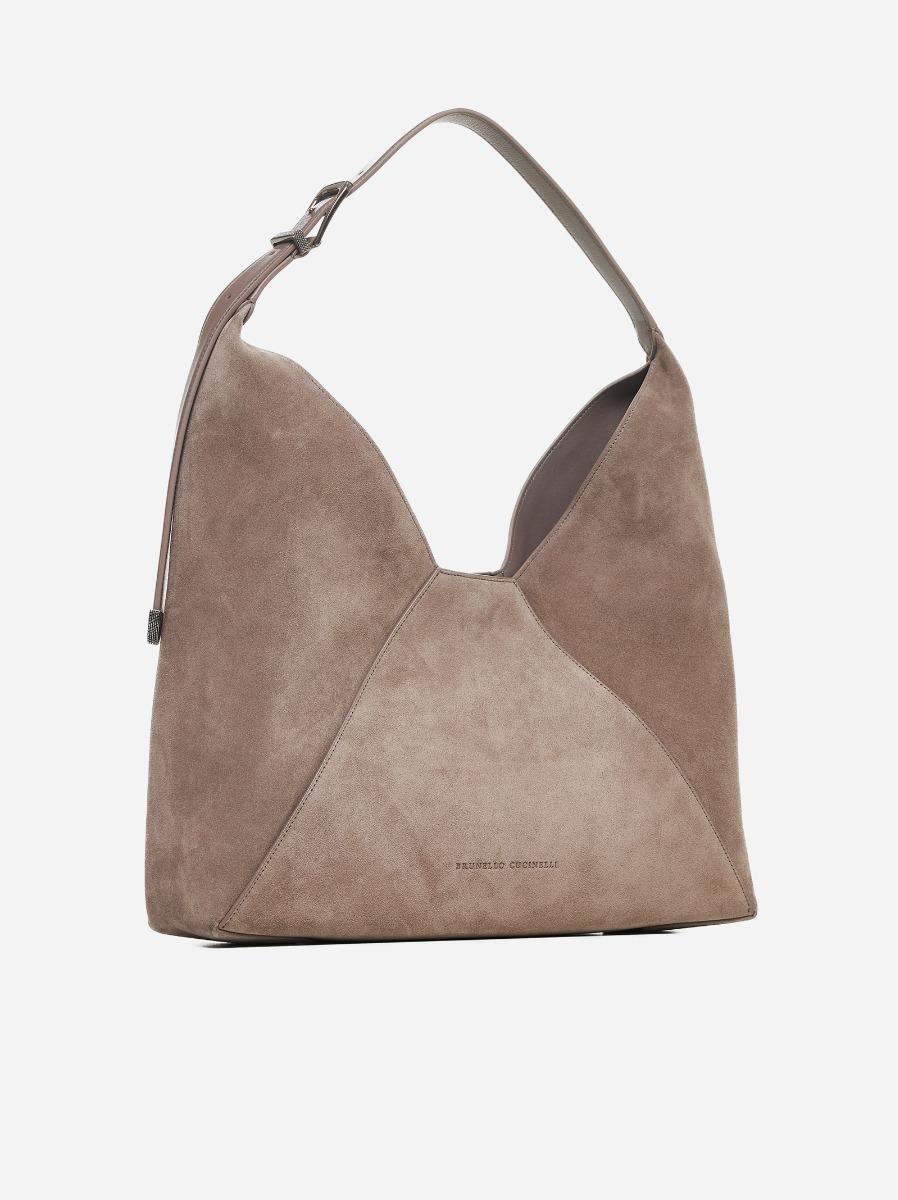 BRUNELLO CUCINELLI Borsa Hobo In Suede