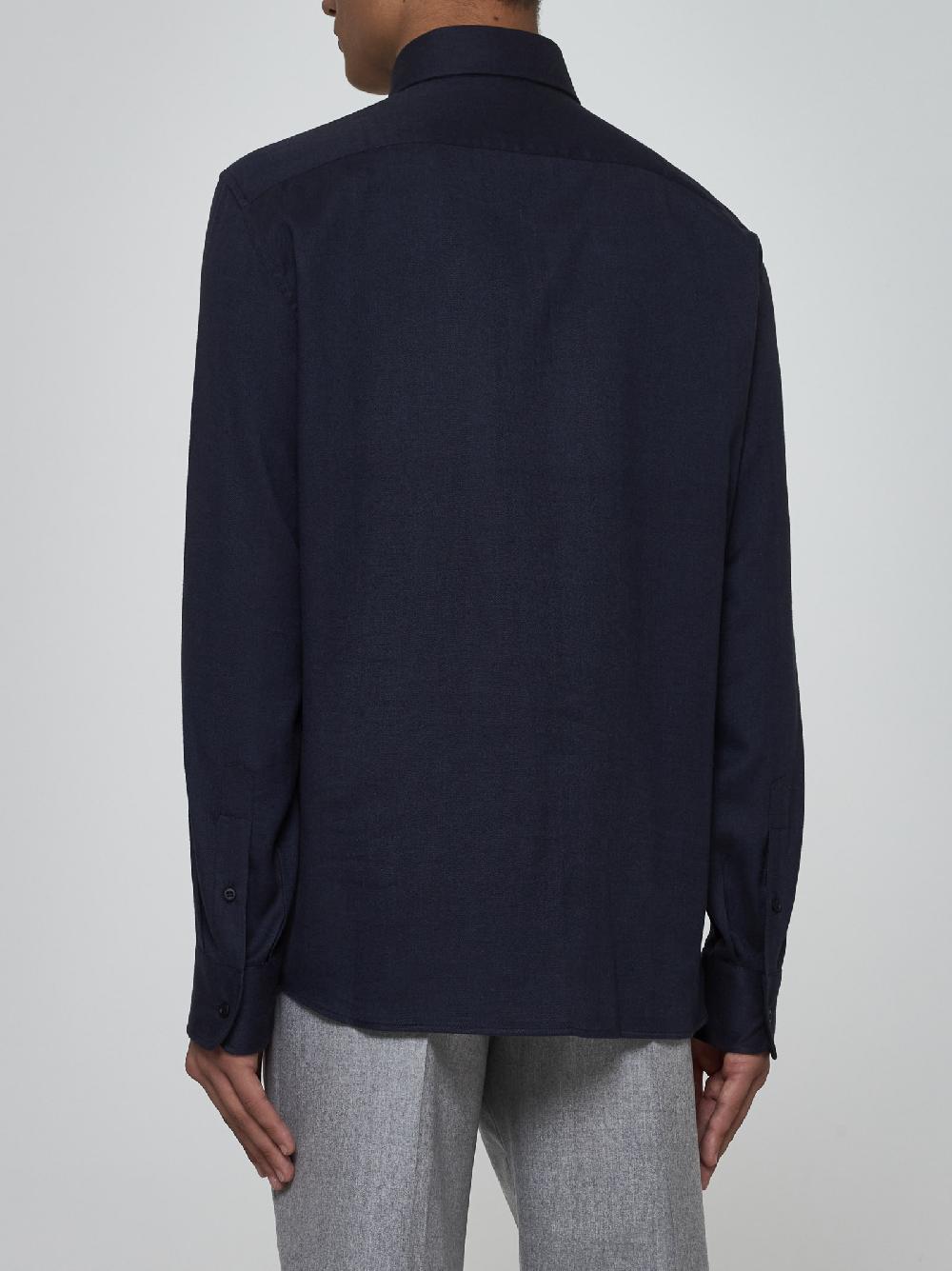 BRUNELLO CUCINELLI Camicia In Cotone E Lyocell