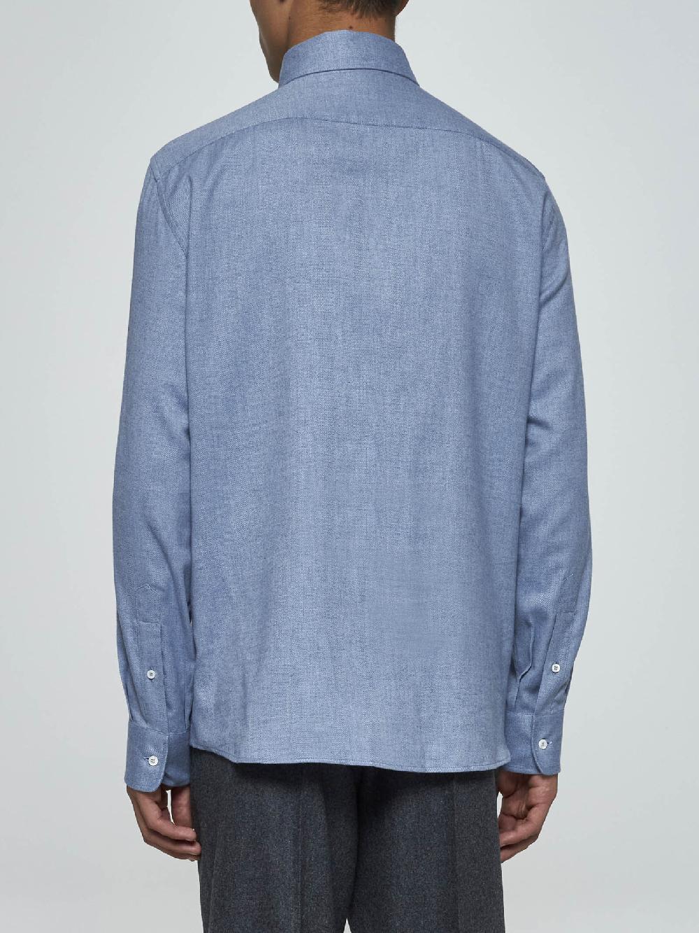 BRUNELLO CUCINELLI Camicia In Cotone E Lyocell