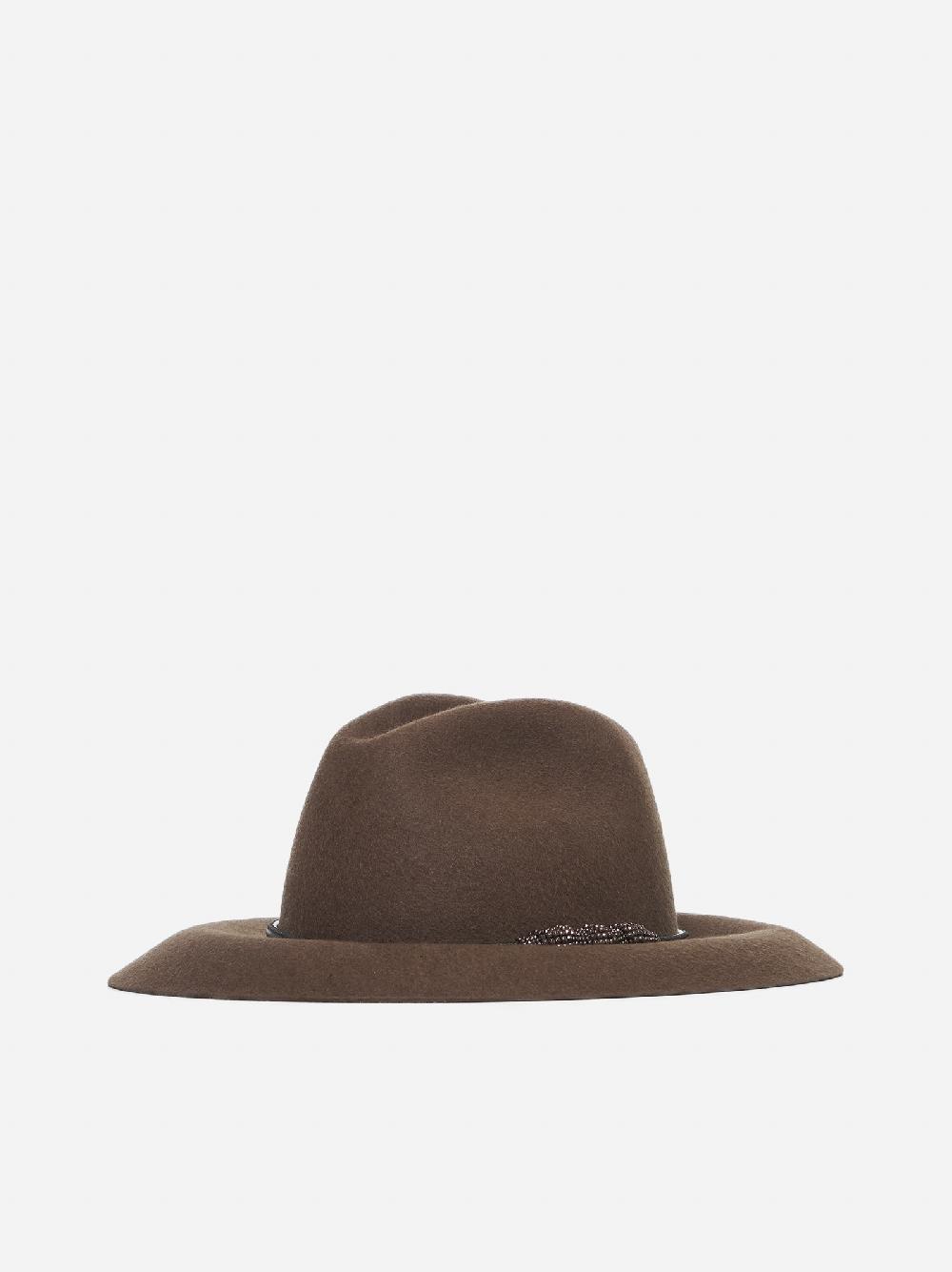 BRUNELLO CUCINELLI Cappello Fedora In Feltro