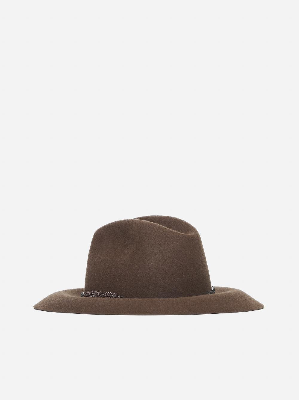 BRUNELLO CUCINELLI Cappello Fedora In Feltro