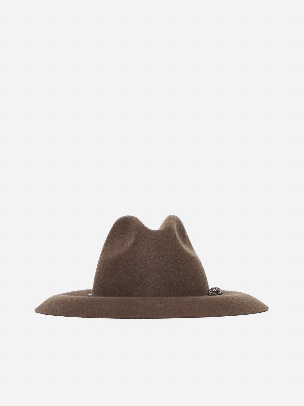 BRUNELLO CUCINELLI Cappello fedora in feltro