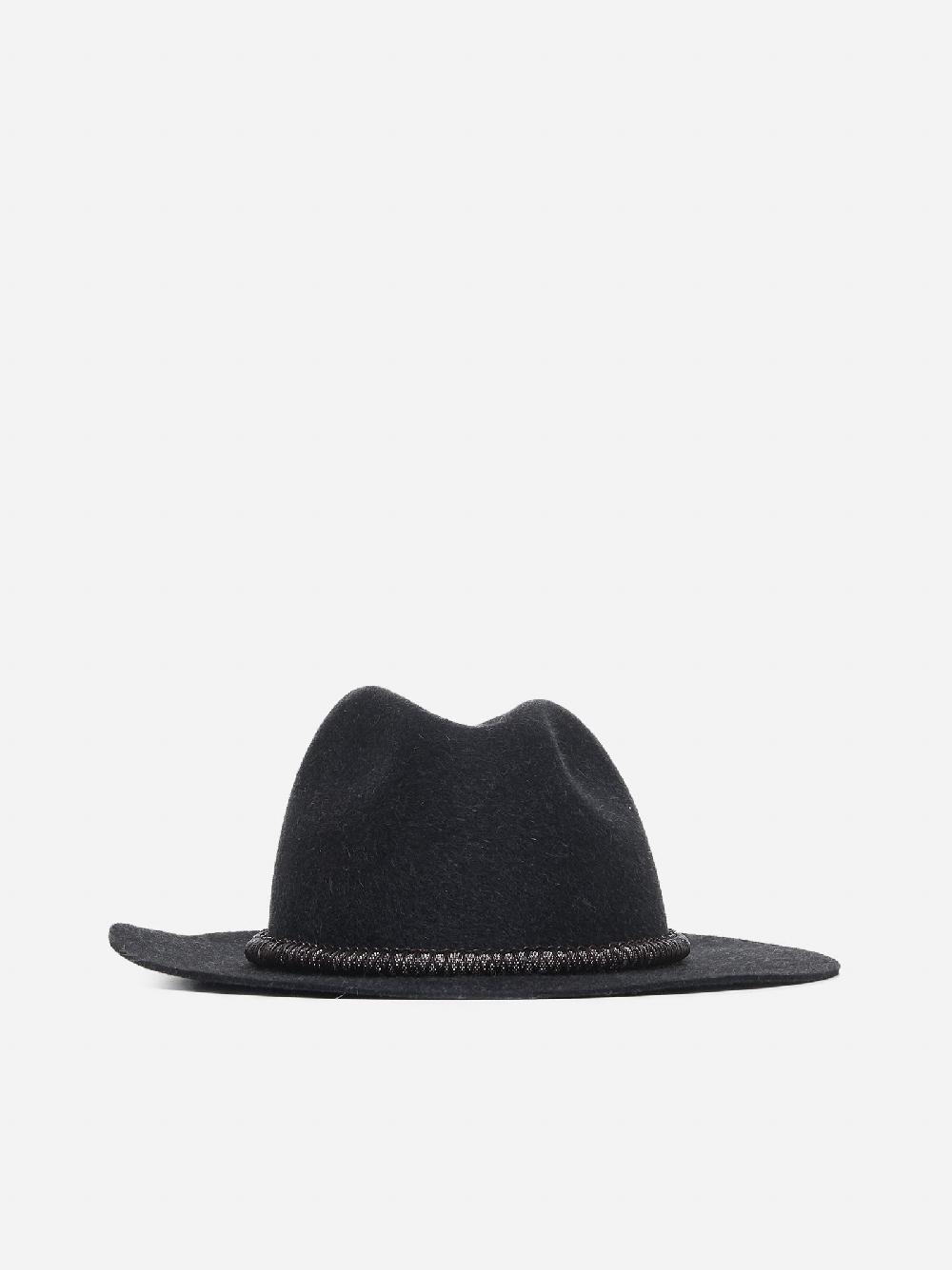 BRUNELLO CUCINELLI Cappello fedora in feltro