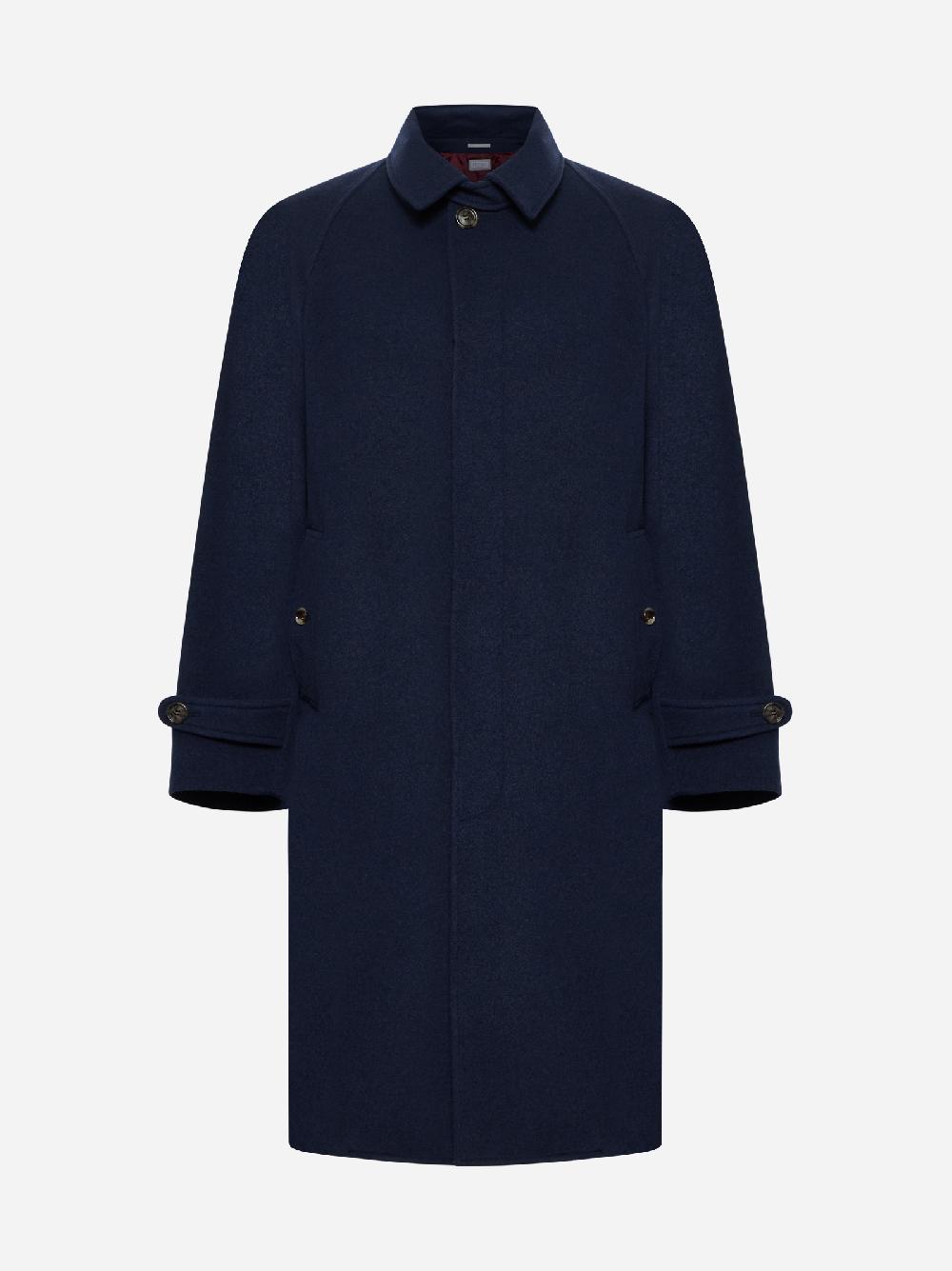 BRUNELLO CUCINELLI Cappotto monopetto in cashmere