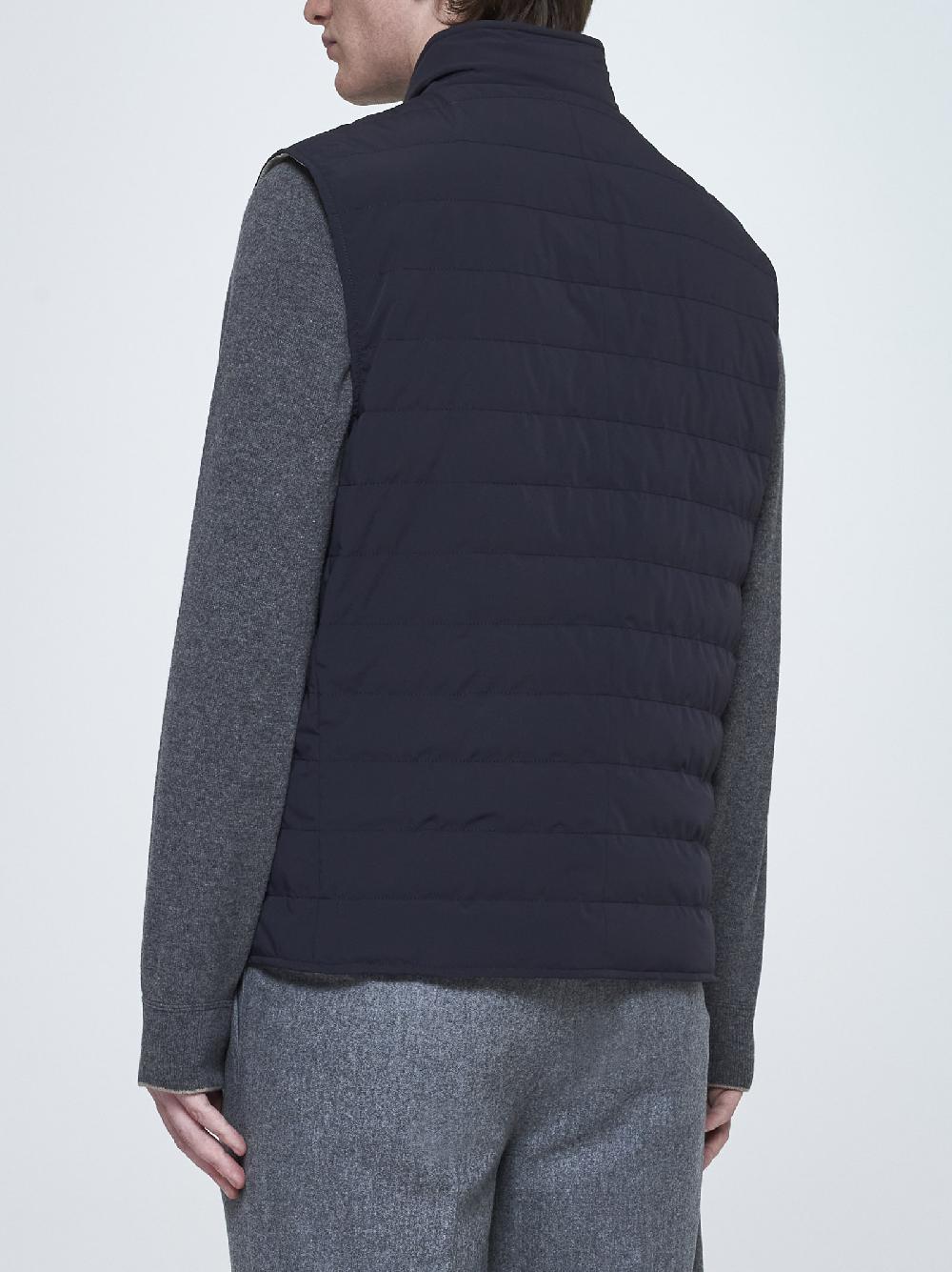 BRUNELLO CUCINELLI Gilet In Nylon Trapuntato