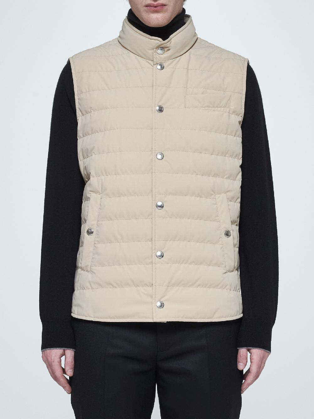 BRUNELLO CUCINELLI Gilet In Nylon Trapuntato