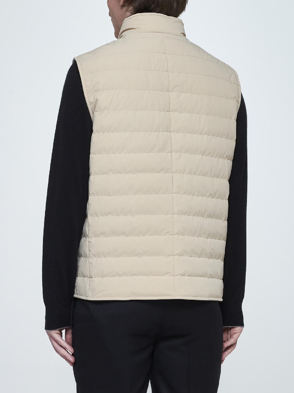 BRUNELLO CUCINELLI Gilet In Nylon Trapuntato
