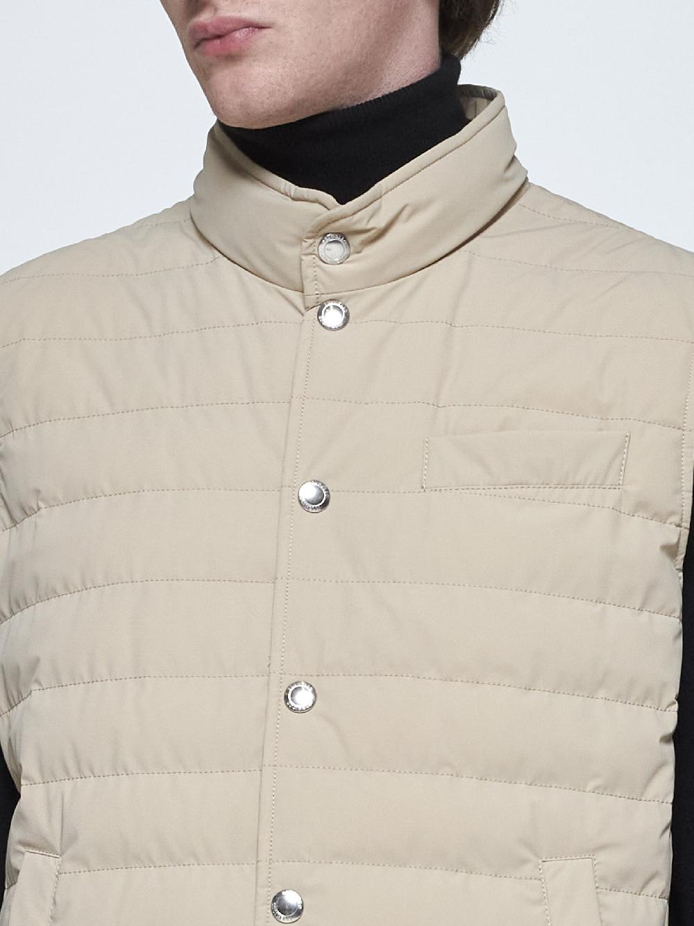 BRUNELLO CUCINELLI Gilet In Nylon Trapuntato