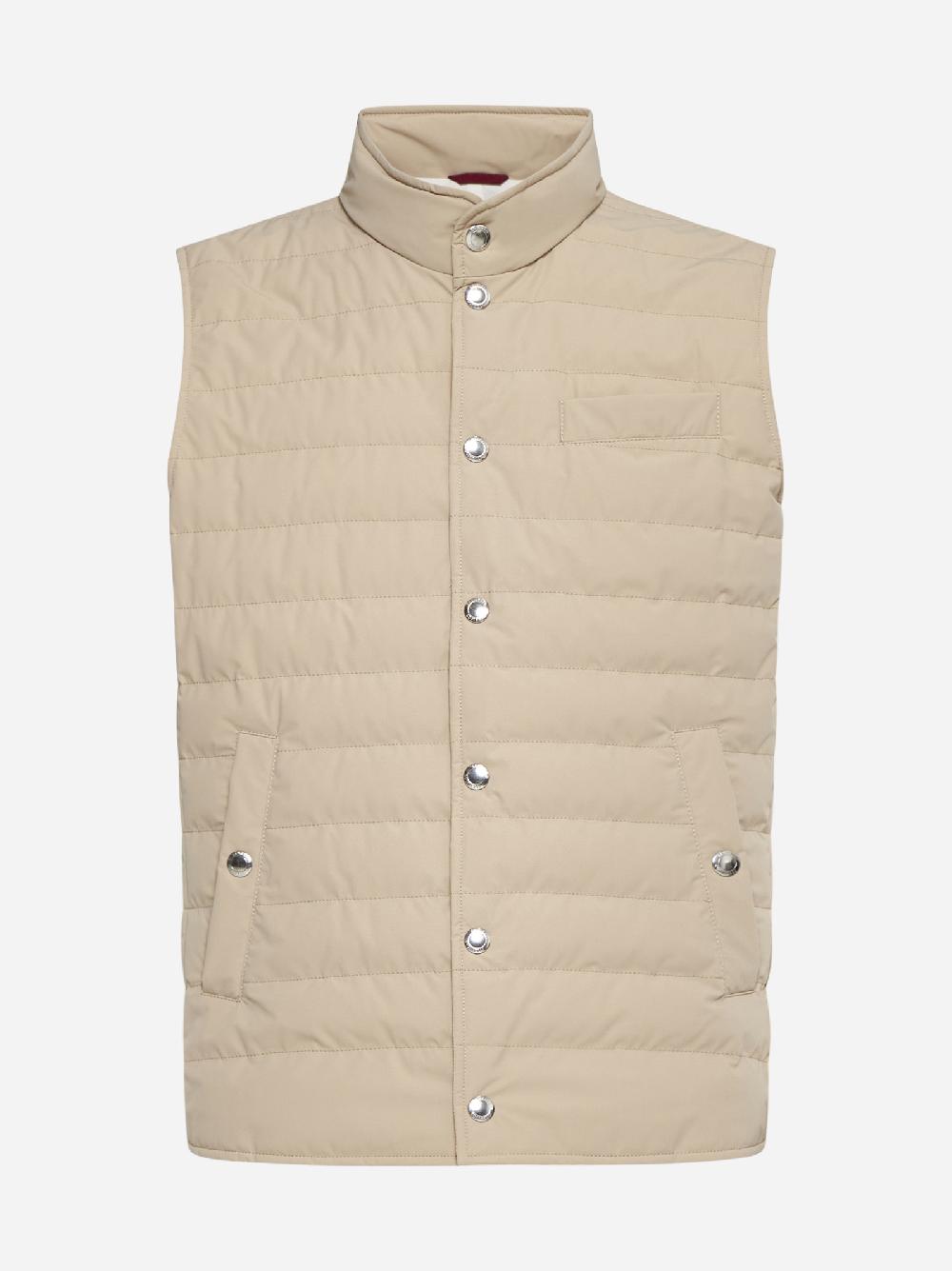 BRUNELLO CUCINELLI Gilet in nylon trapuntato