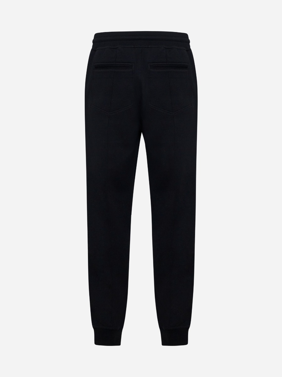BRUNELLO CUCINELLI Pantaloni In Felpa Double Nera