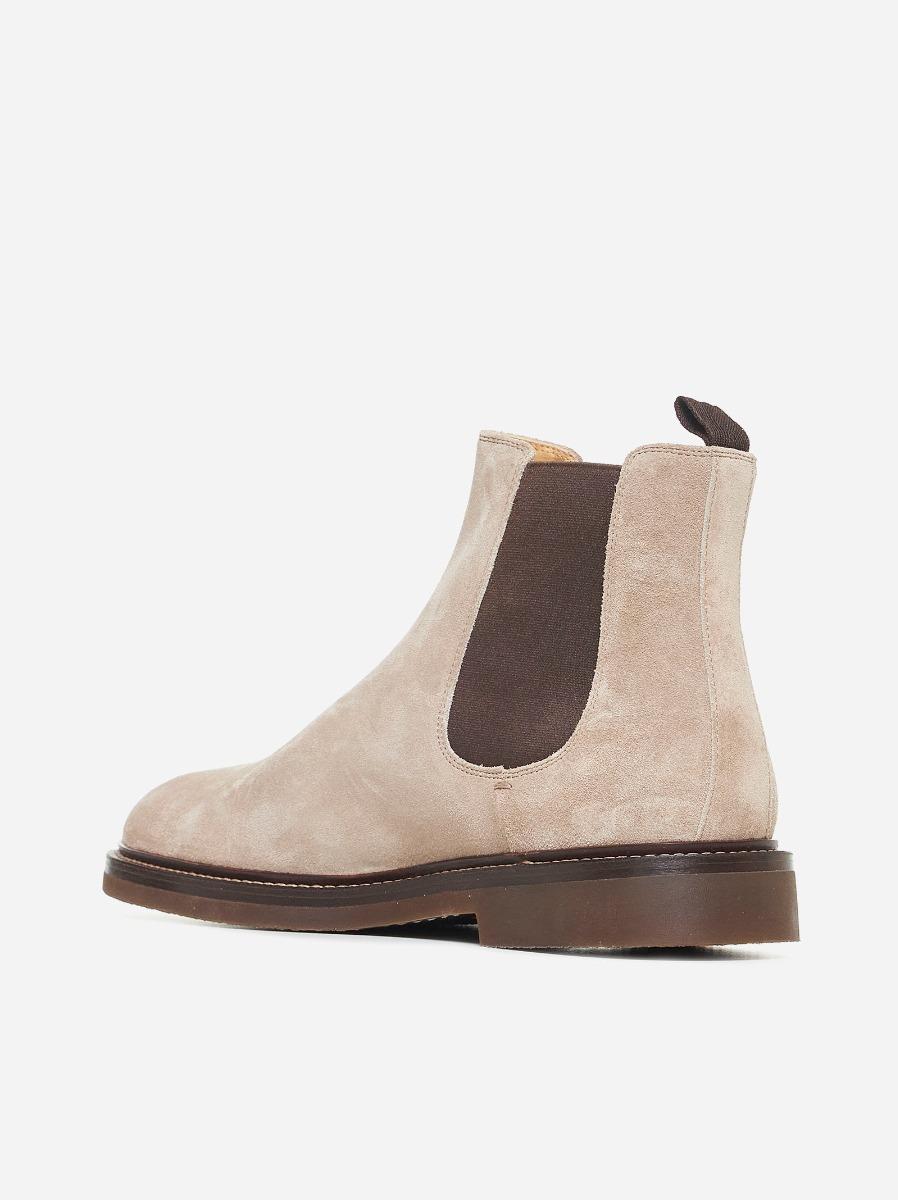 BRUNELLO CUCINELLI Stivaletti Chelsea In Suede