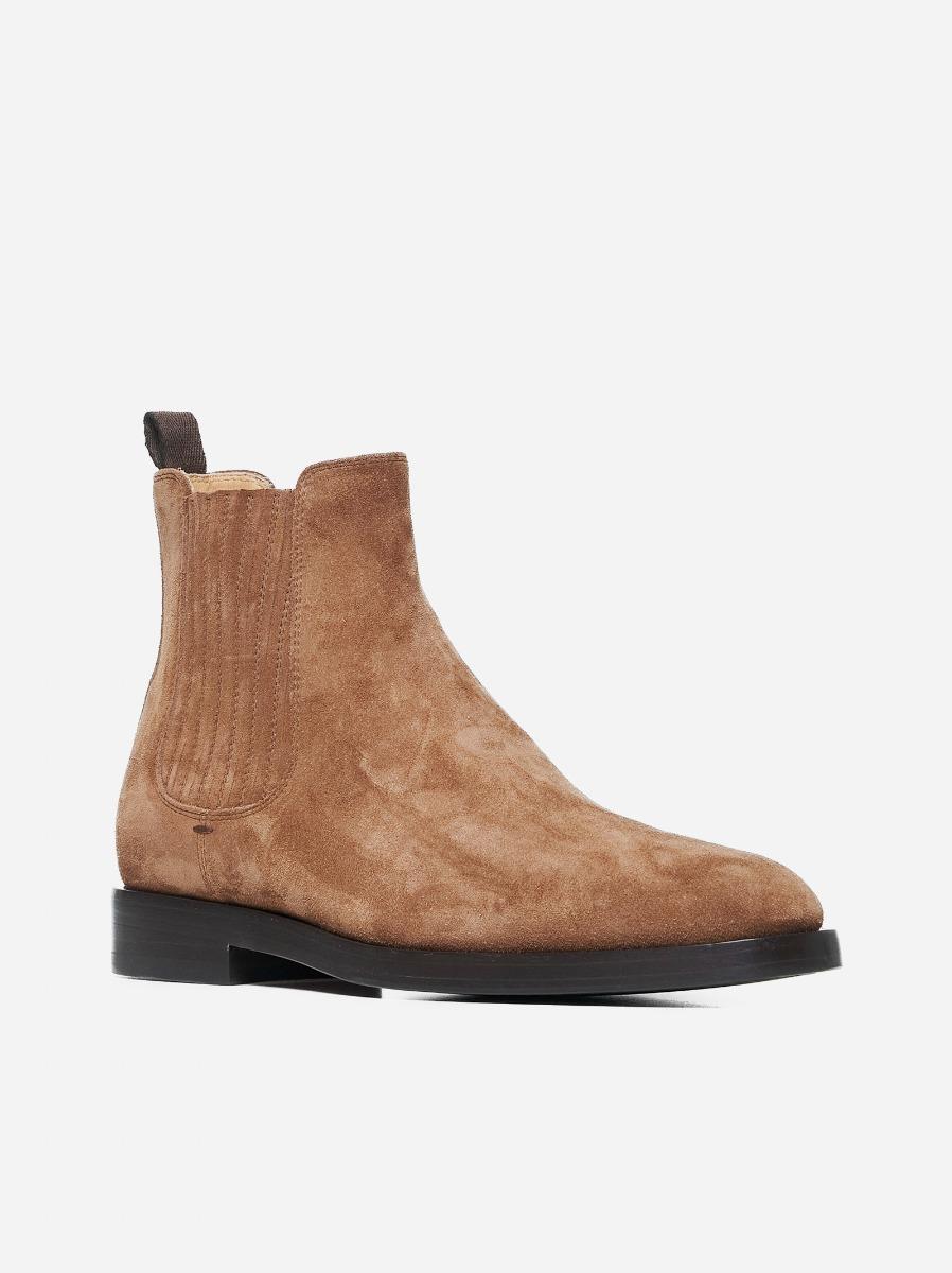 BRUNELLO CUCINELLI Stivaletti Chelsea In Suede