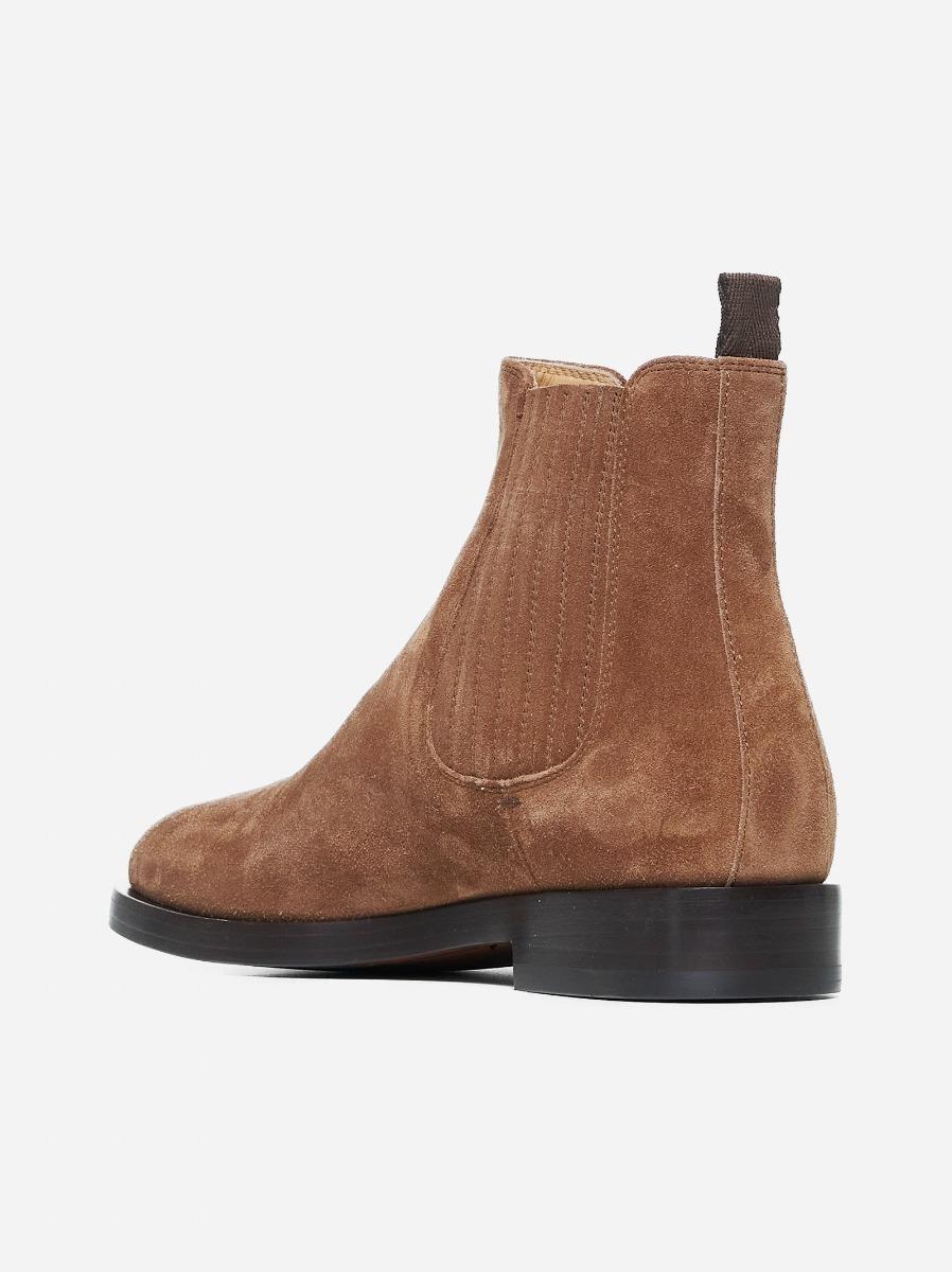 BRUNELLO CUCINELLI Stivaletti Chelsea In Suede