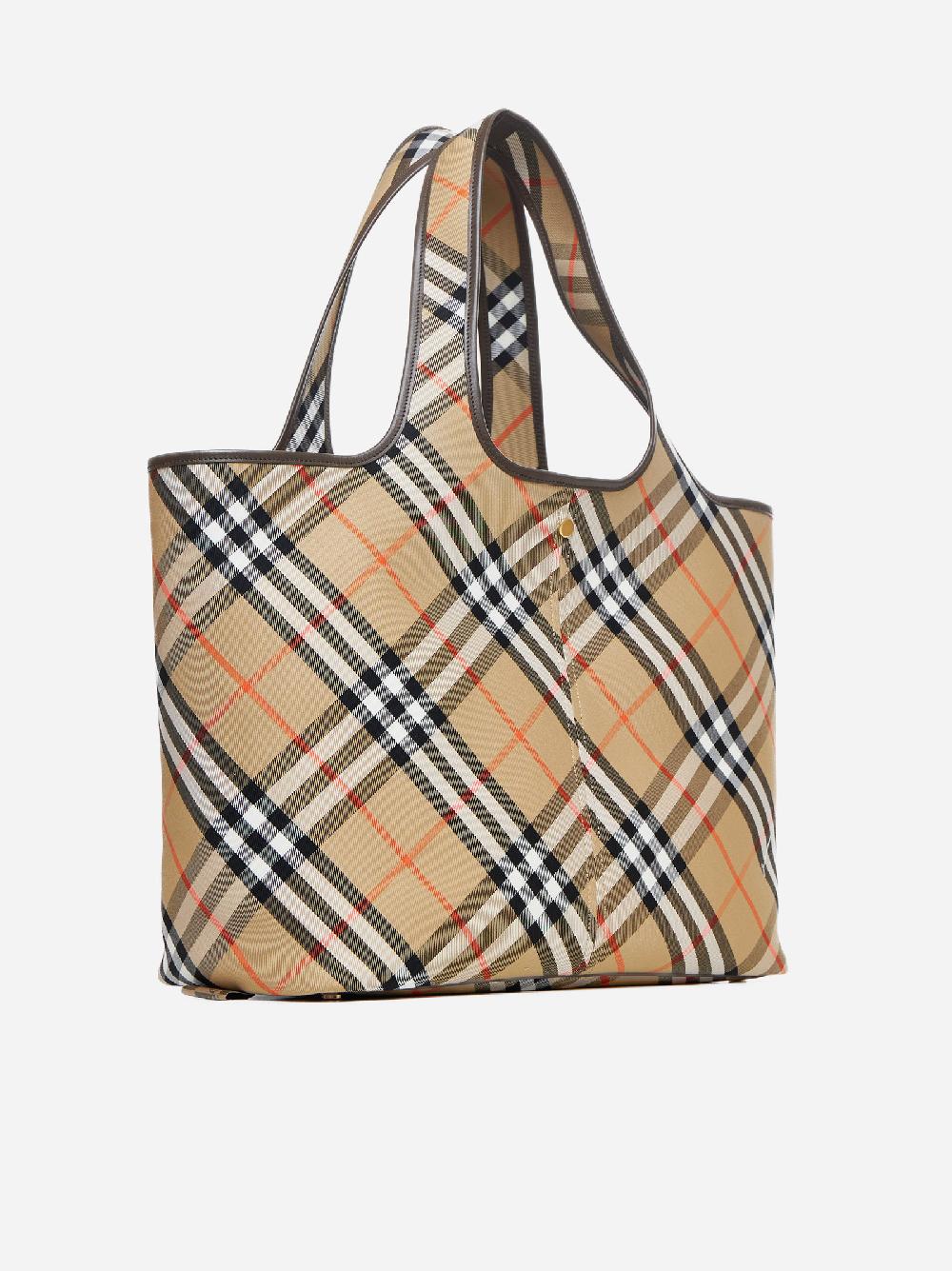 BURBERRY Borsa Tote Media In Tela Check