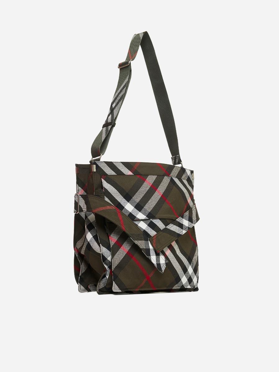 BURBERRY Borsa Tote Trench Media In Tela Check