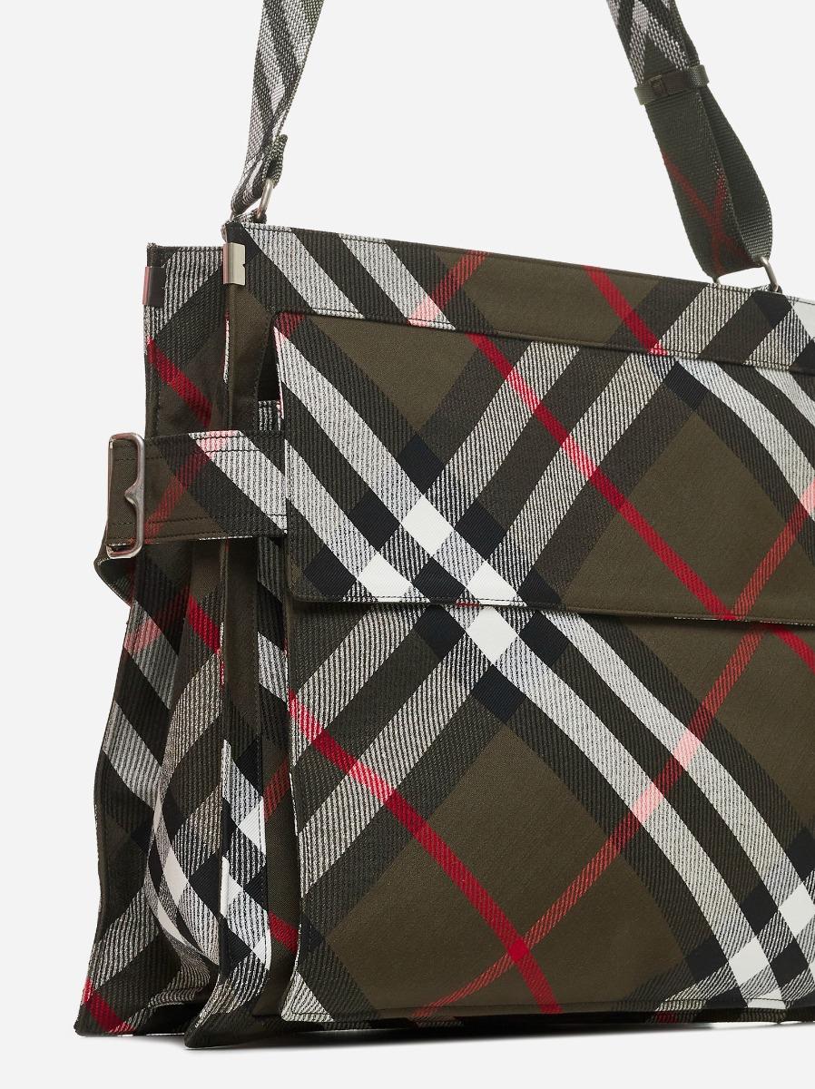 BURBERRY Borsa Tote Trench Media In Tela Check
