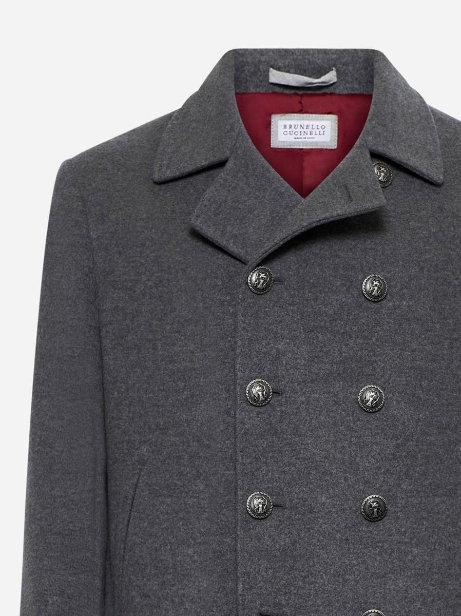 BRUNELLO CUCINELLI Cappotto Doppiopetto In Cashmere