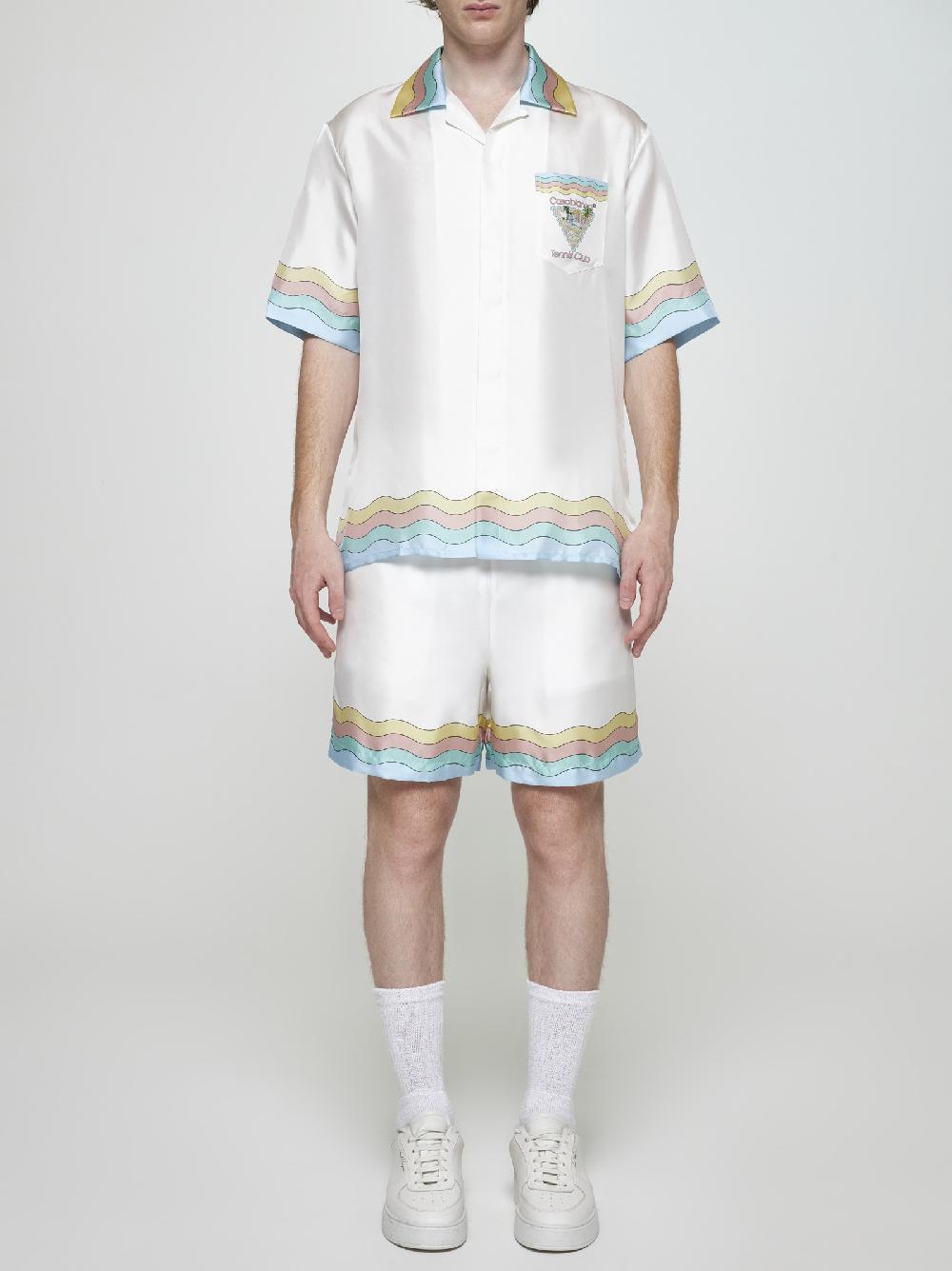 CASABLANCA Shorts Maison De Reve In Seta