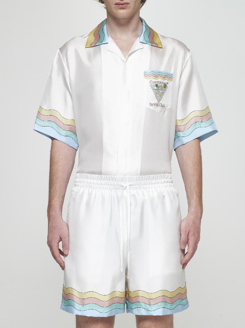 CASABLANCA Shorts Maison De Reve In Seta