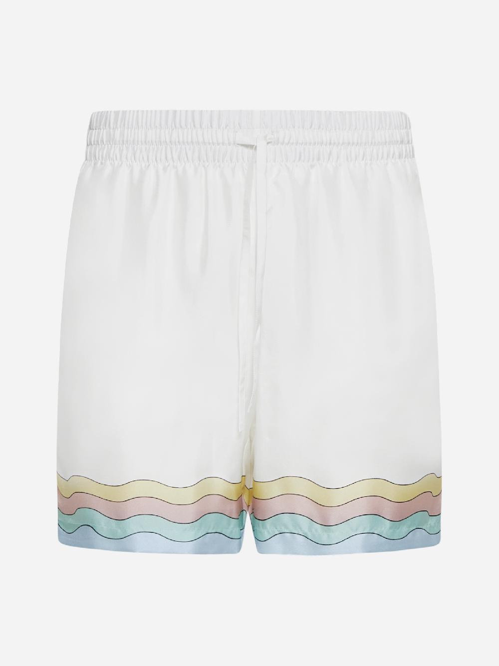 CASABLANCA Shorts Maison de Reve in seta