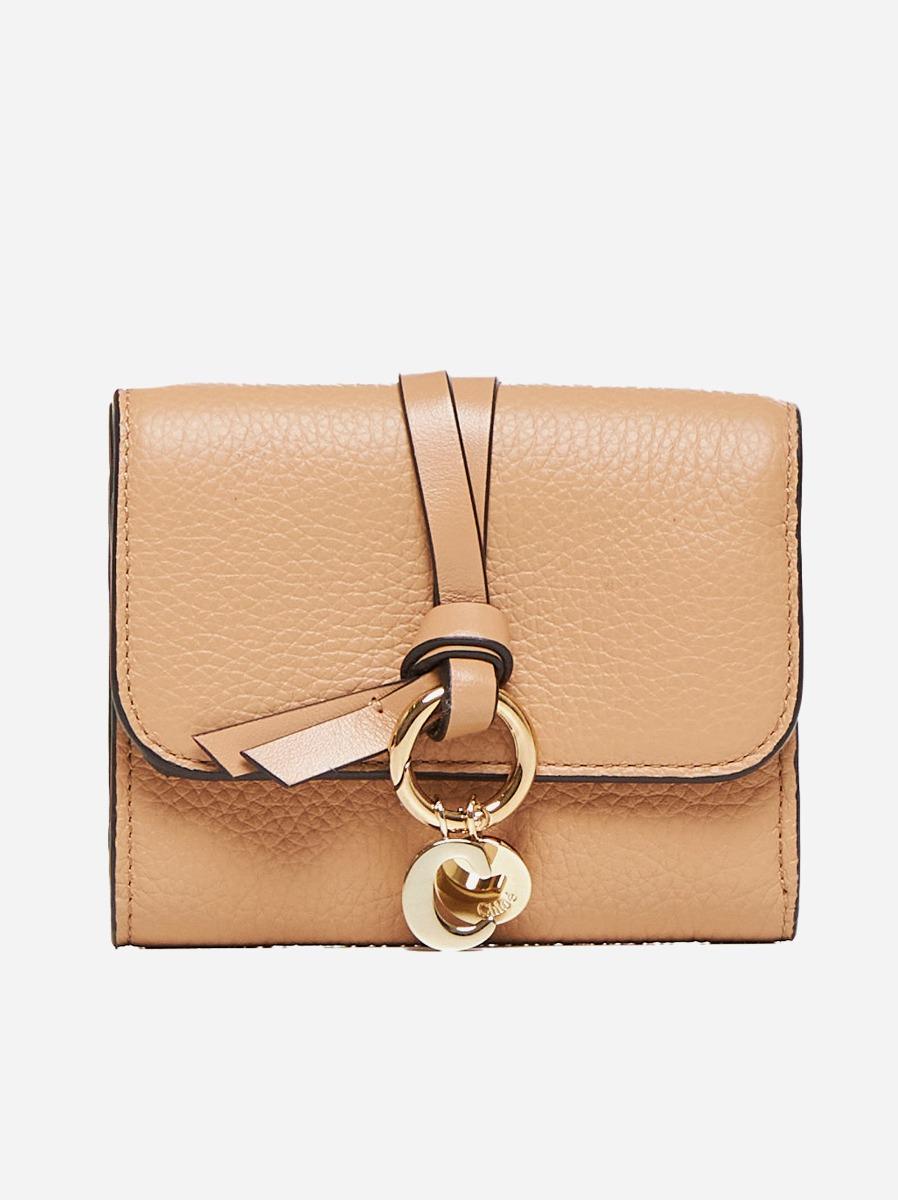 CHLOÉ Portafoglio Alphabet in pelle