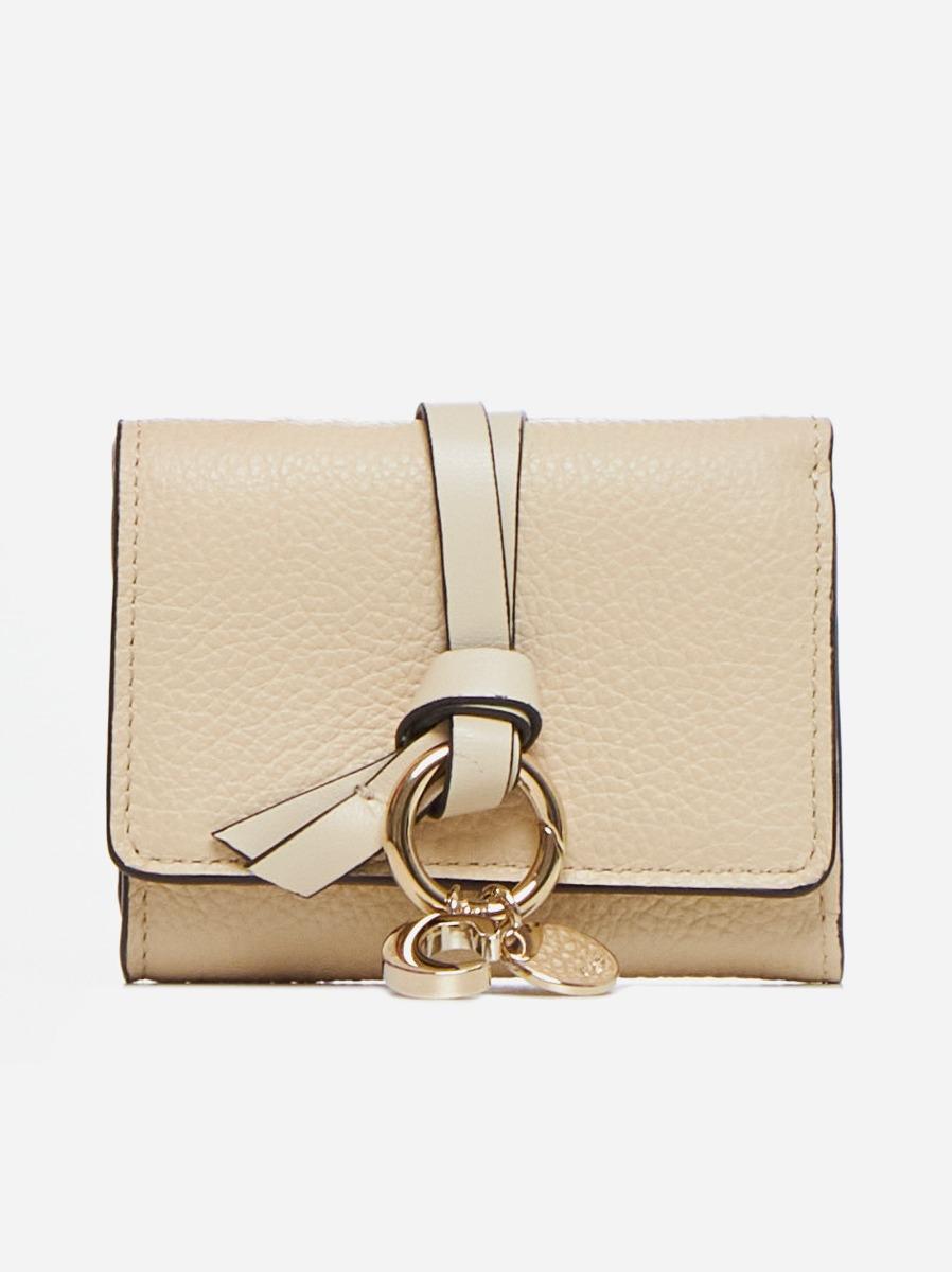 CHLOÉ Portafoglio Alphabet in pelle