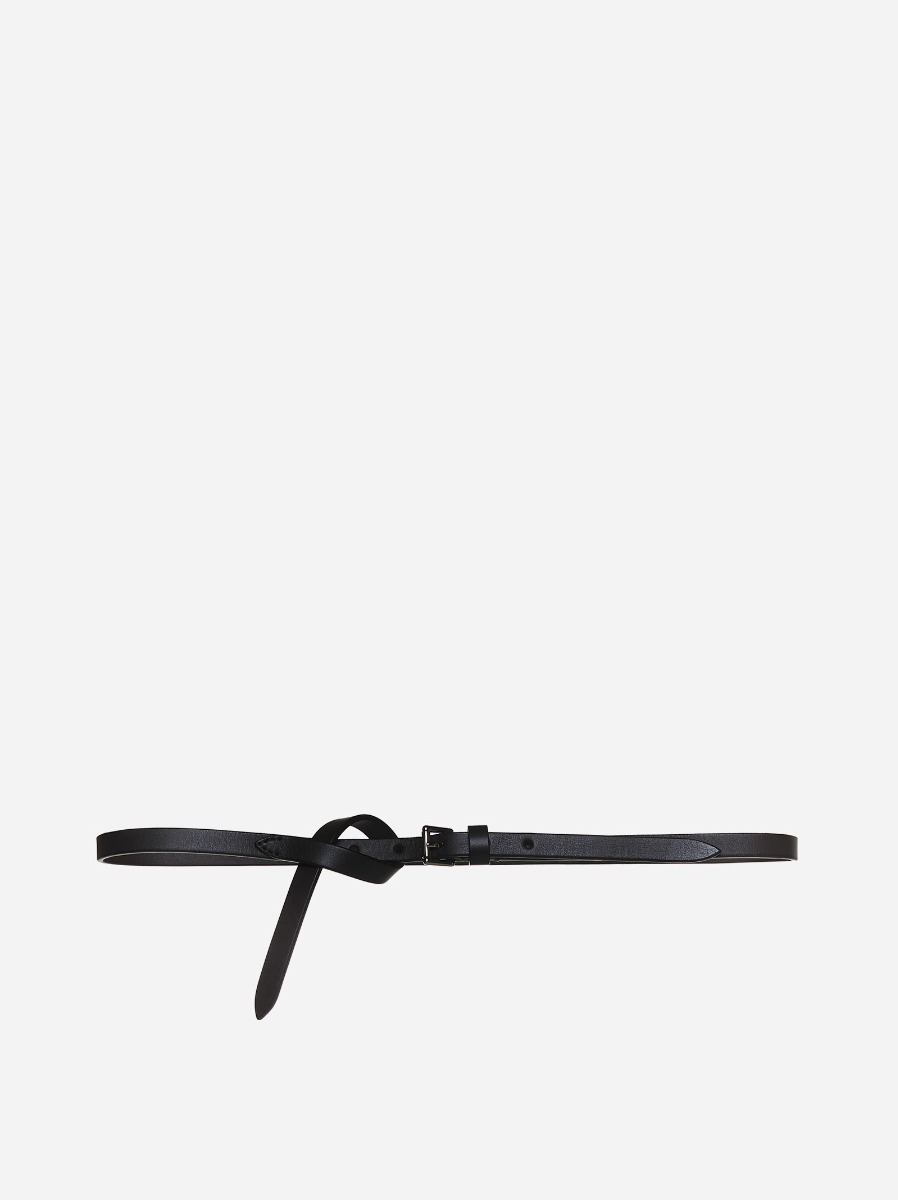 d4.0 Cintura sottile in pelle