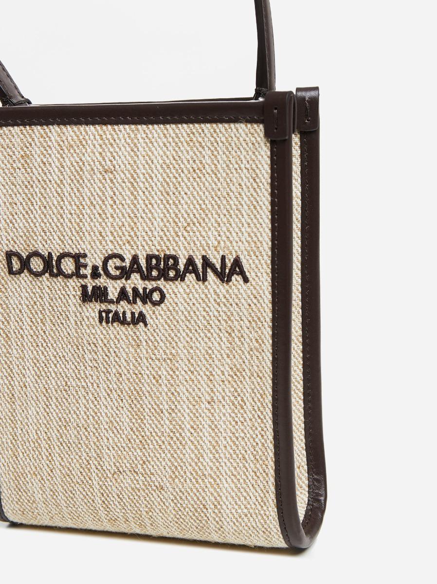 DOLCE & GABBANA Borsa Shopping Piccola In Tela