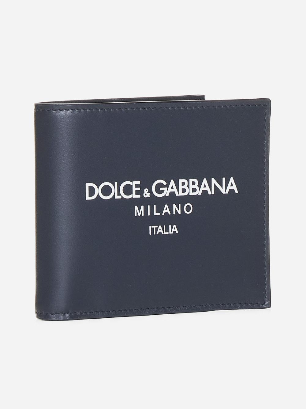 DOLCE & GABBANA Portafoglio In Pelle Con Logo