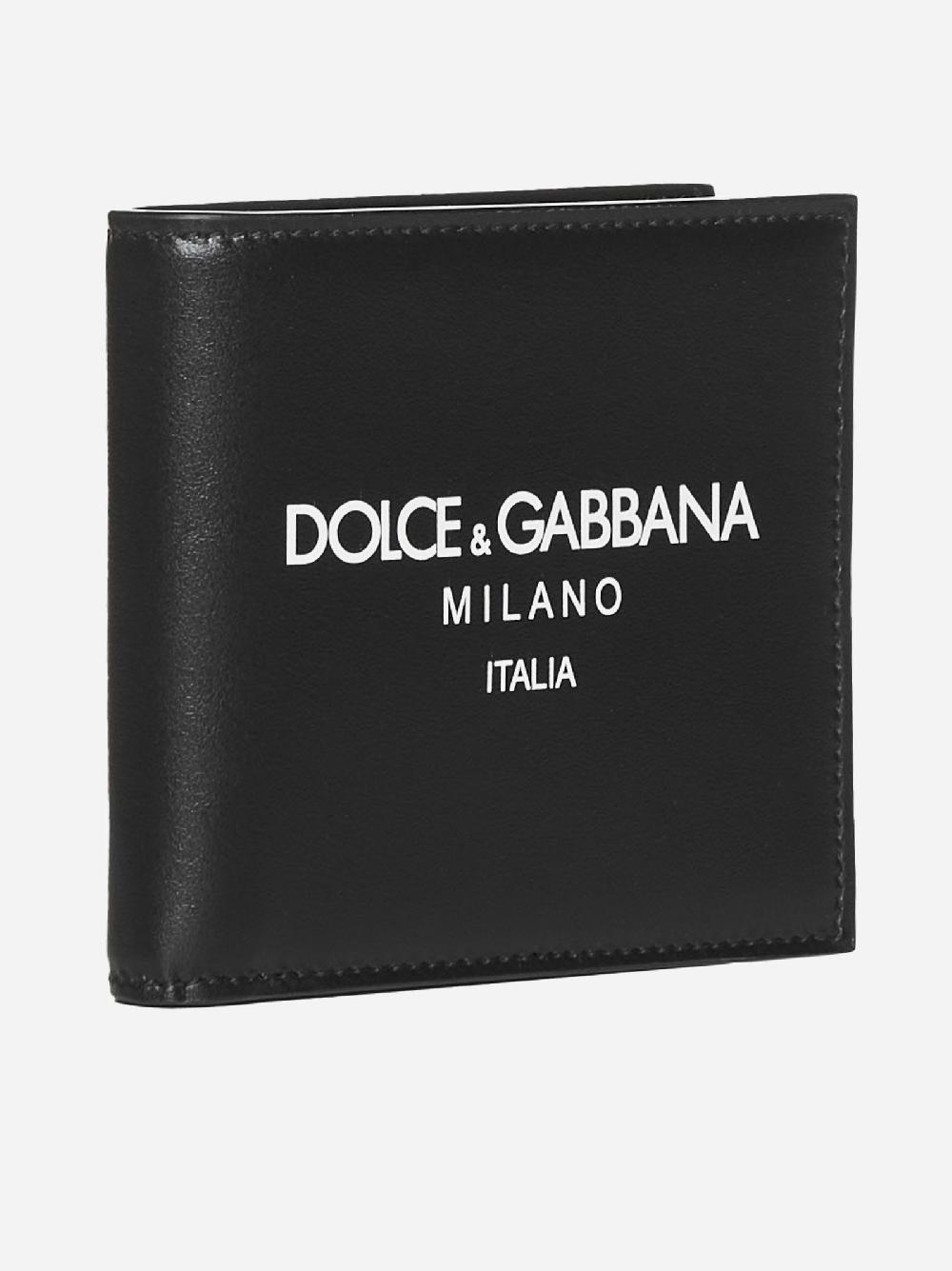DOLCE & GABBANA Portafoglio In Pelle Con Logo