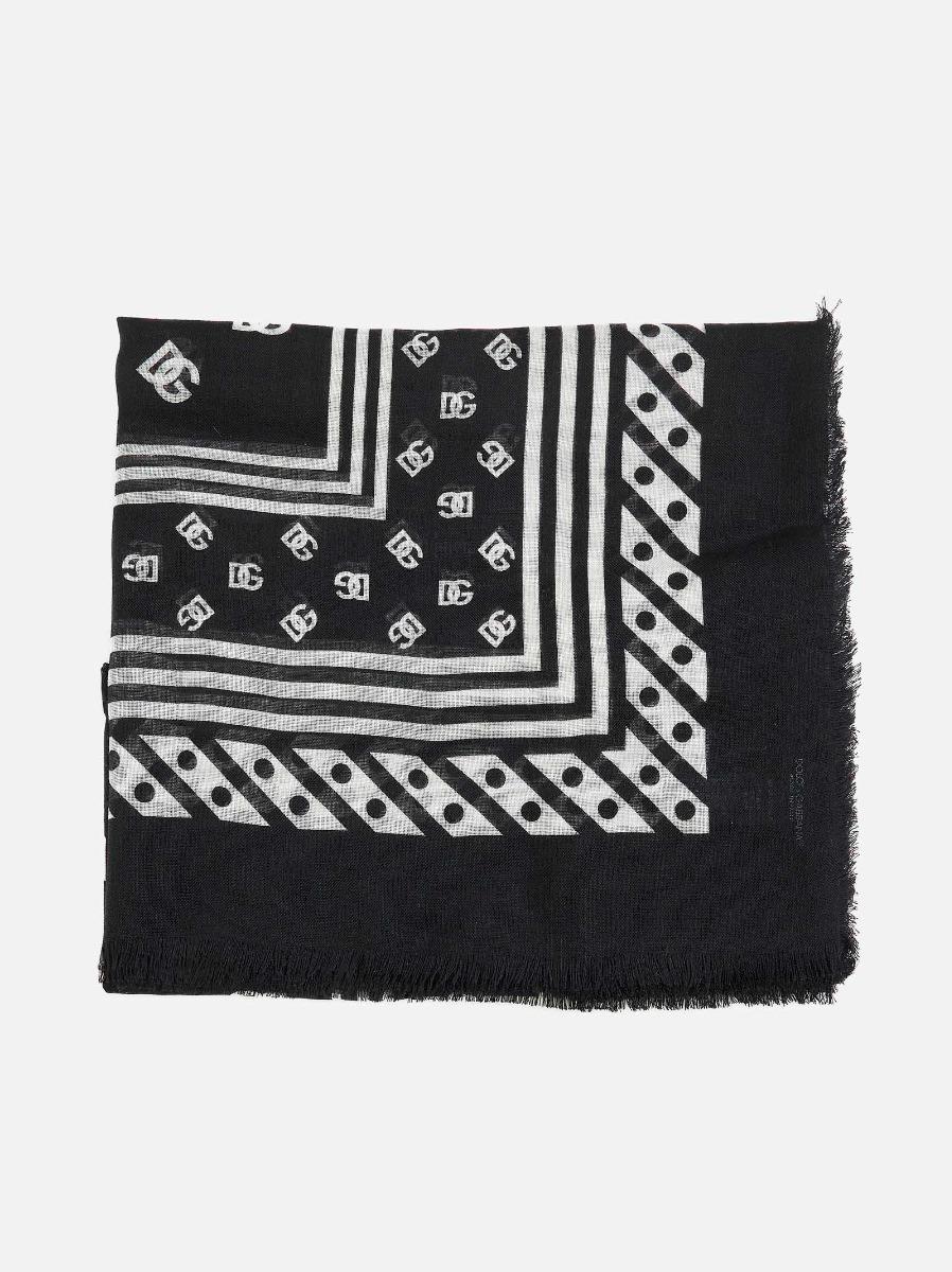 DOLCE & GABBANA Sciarpa in cashmere e seta DG