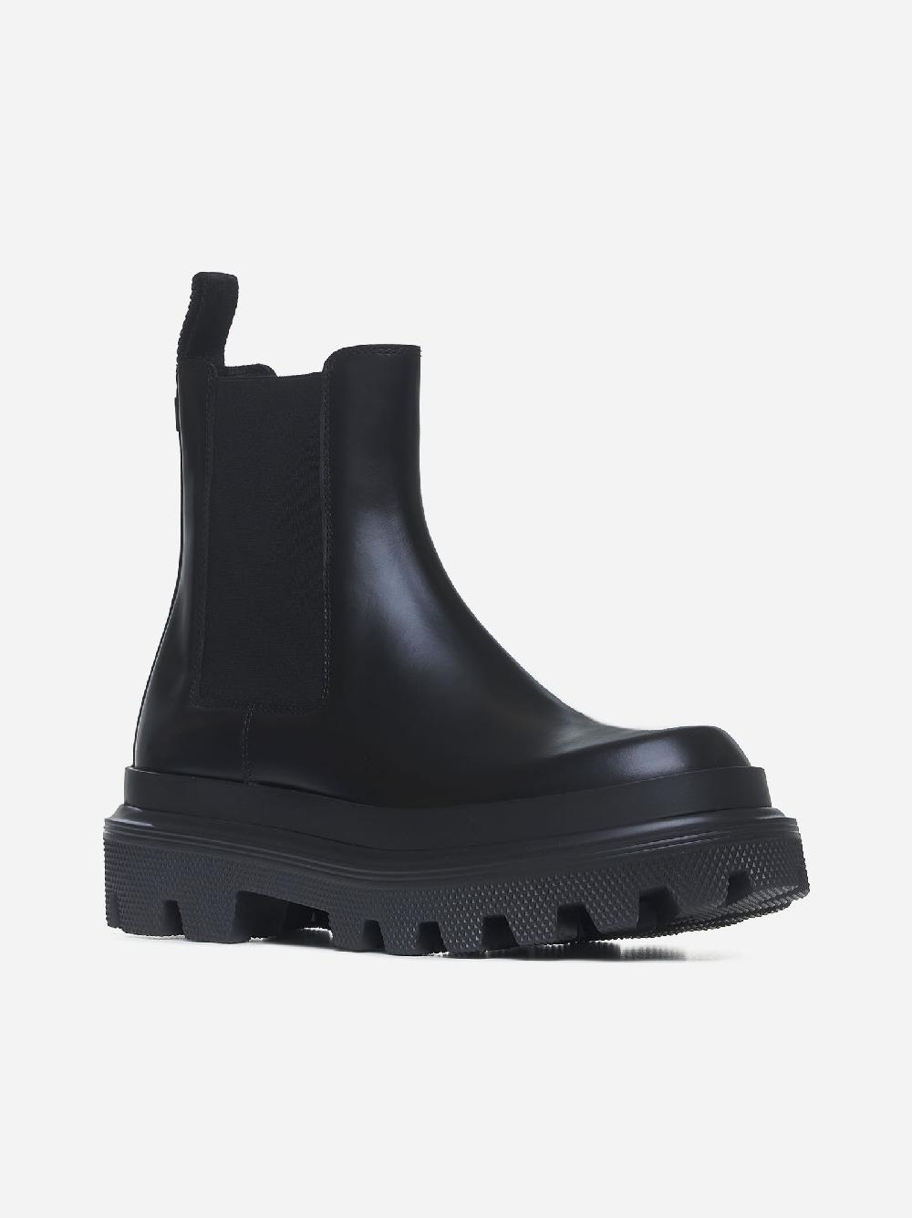 DOLCE & GABBANA Stivaletti Trekking In Pelle