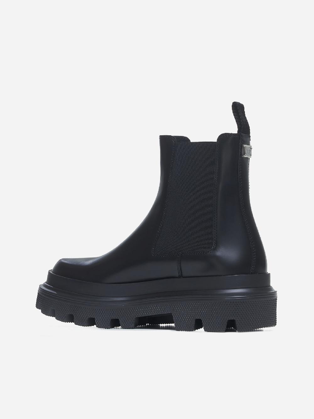 DOLCE & GABBANA Stivaletti Trekking In Pelle