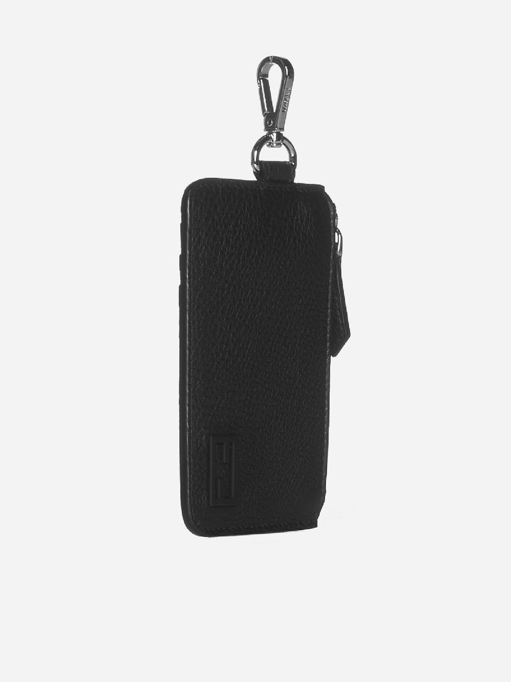 FENDI Portacarte In Pelle Con Logo
