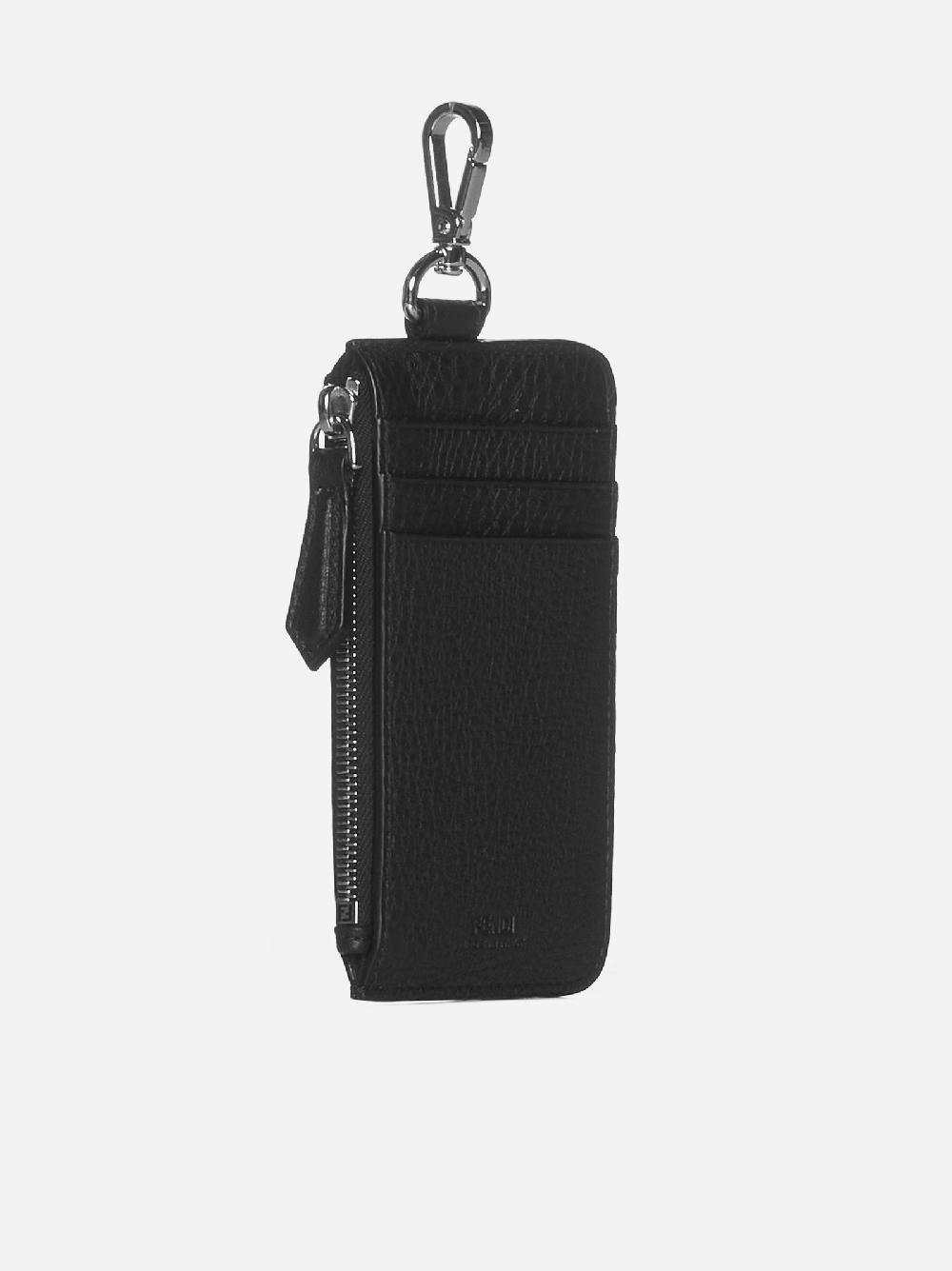 FENDI Portacarte In Pelle Con Logo