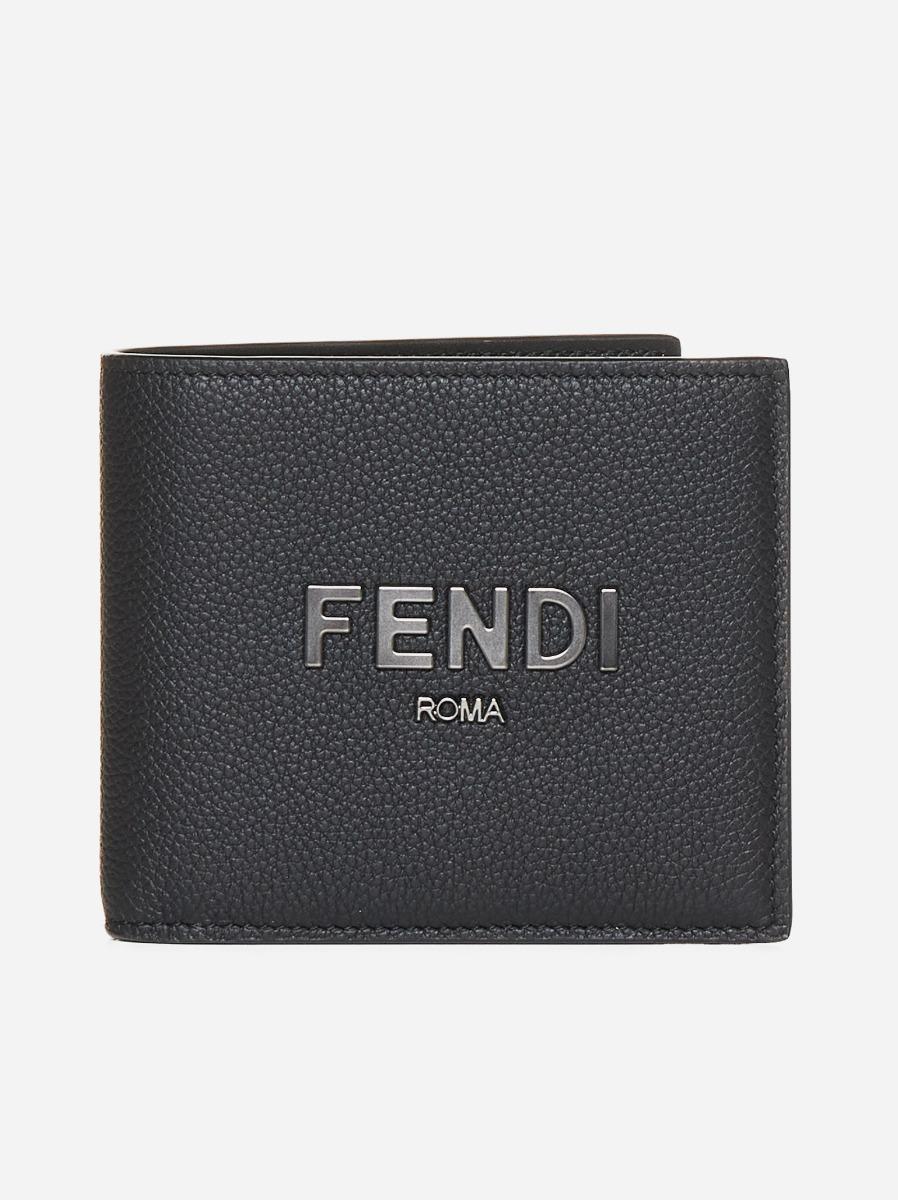 FENDI Portafoglio in pelle con logo