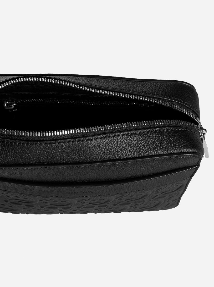 FERRAGAMO Borsa Travel In Pelle Gancini